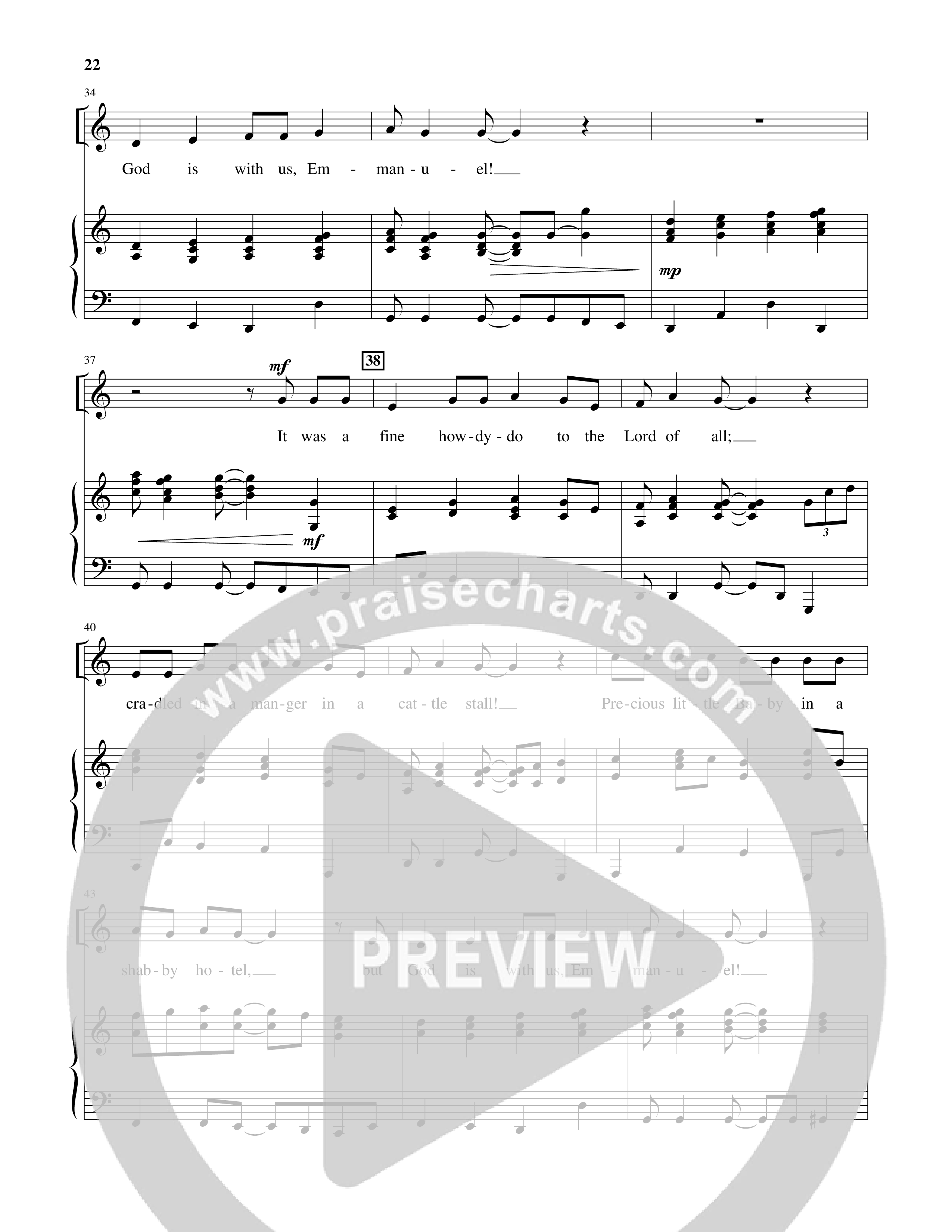 The Incredible Adam Angel (6 Song Choral Collection) Song 4 (Piano SATB) (Orch. Ted Wilson)