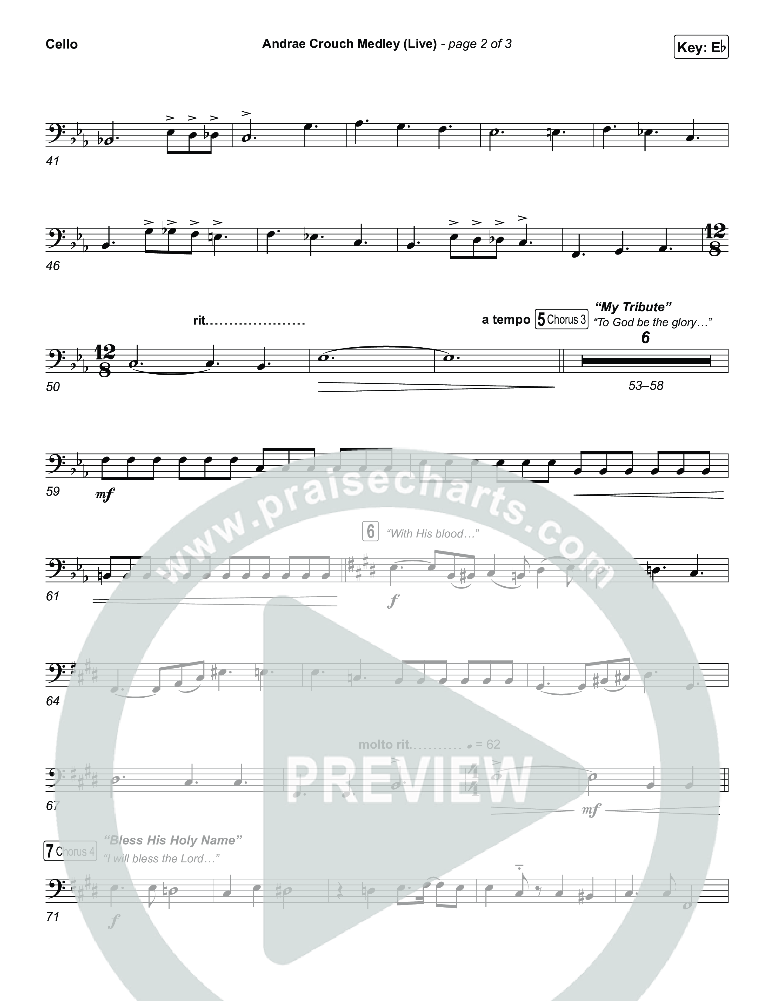 Andrae Crouch Medley (Live) Cello (The Choir Room / Israel Houghton)
