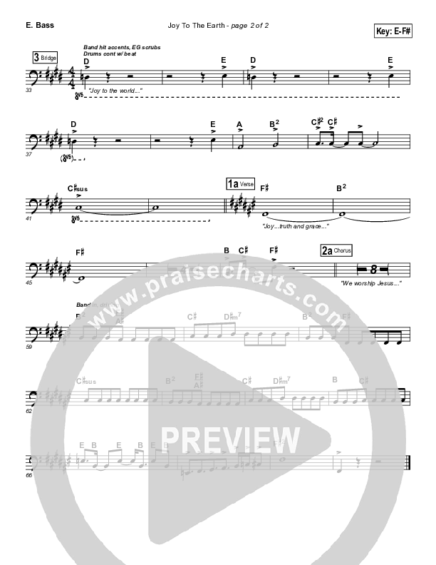 Joy To The Earth Bass Guitar (Frank Ralls)