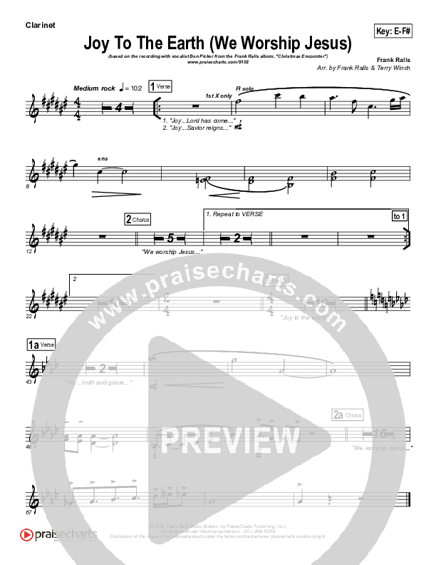 Joy To The Earth Wind Pack (Frank Ralls)