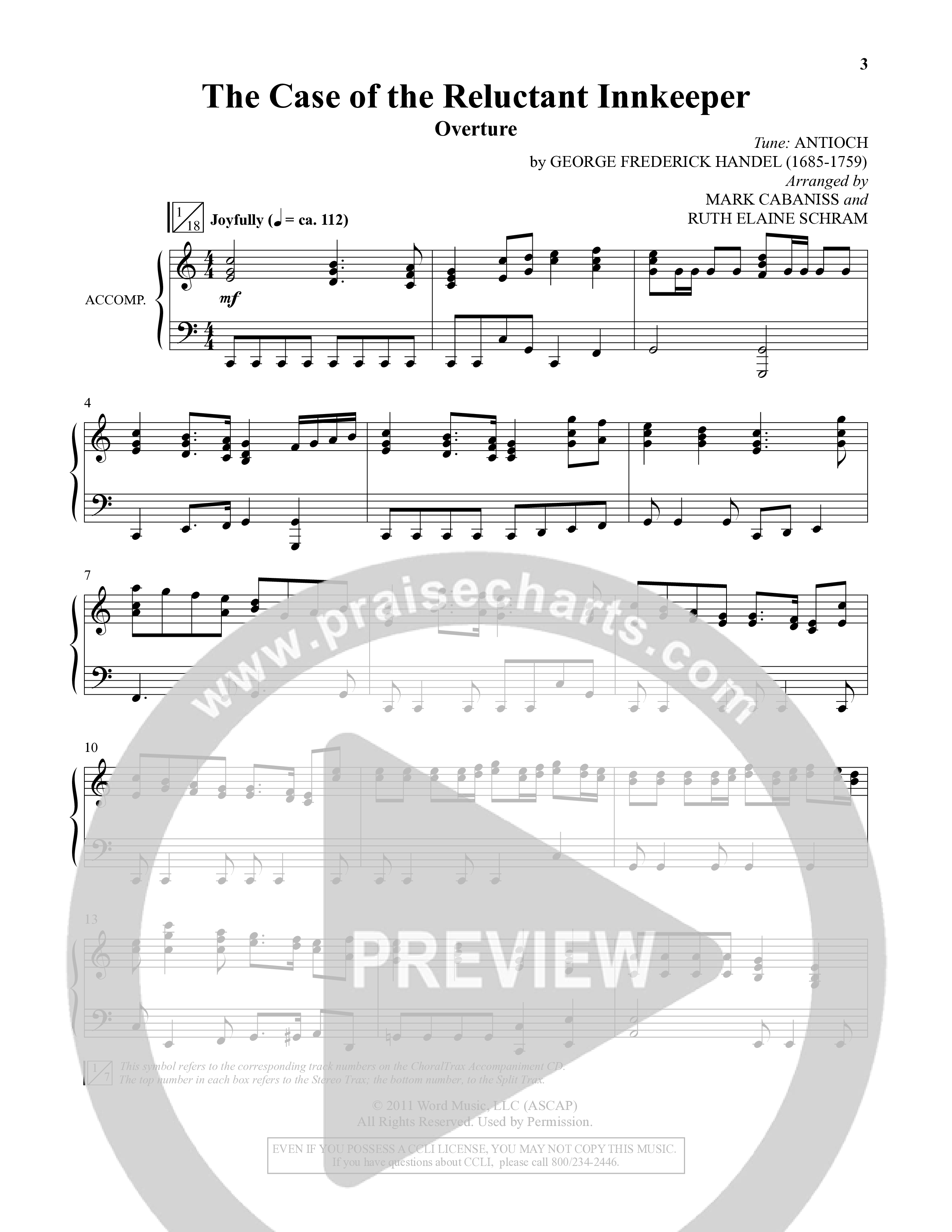 The Case Of The Reluctant Innkeeper (6 Song Choral Collection) Choral Book (Orch. John DeVries)
