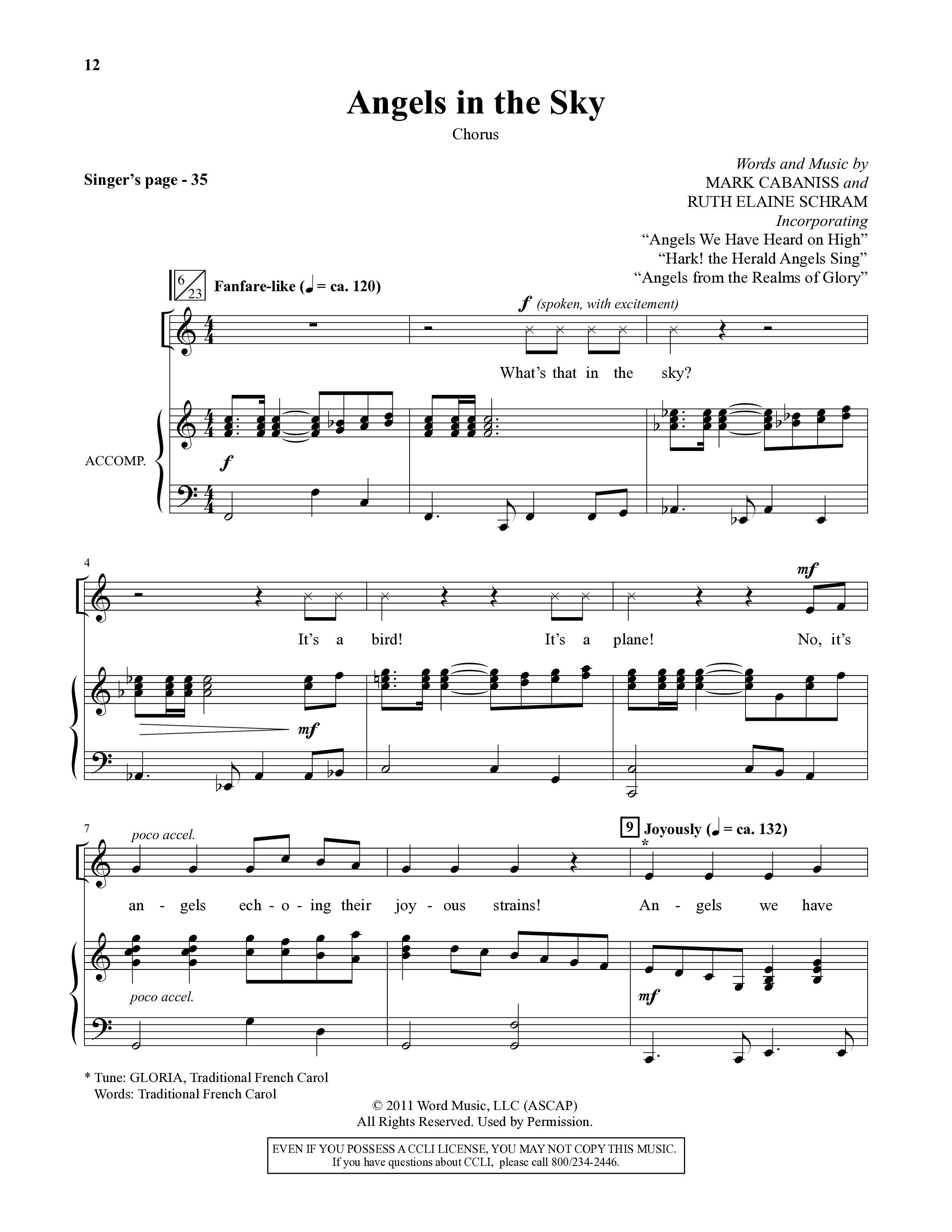 The Case Of The Reluctant Innkeeper (6 Song Choral Collection) Song 3 (Piano SATB) (Orch. John DeVries)
