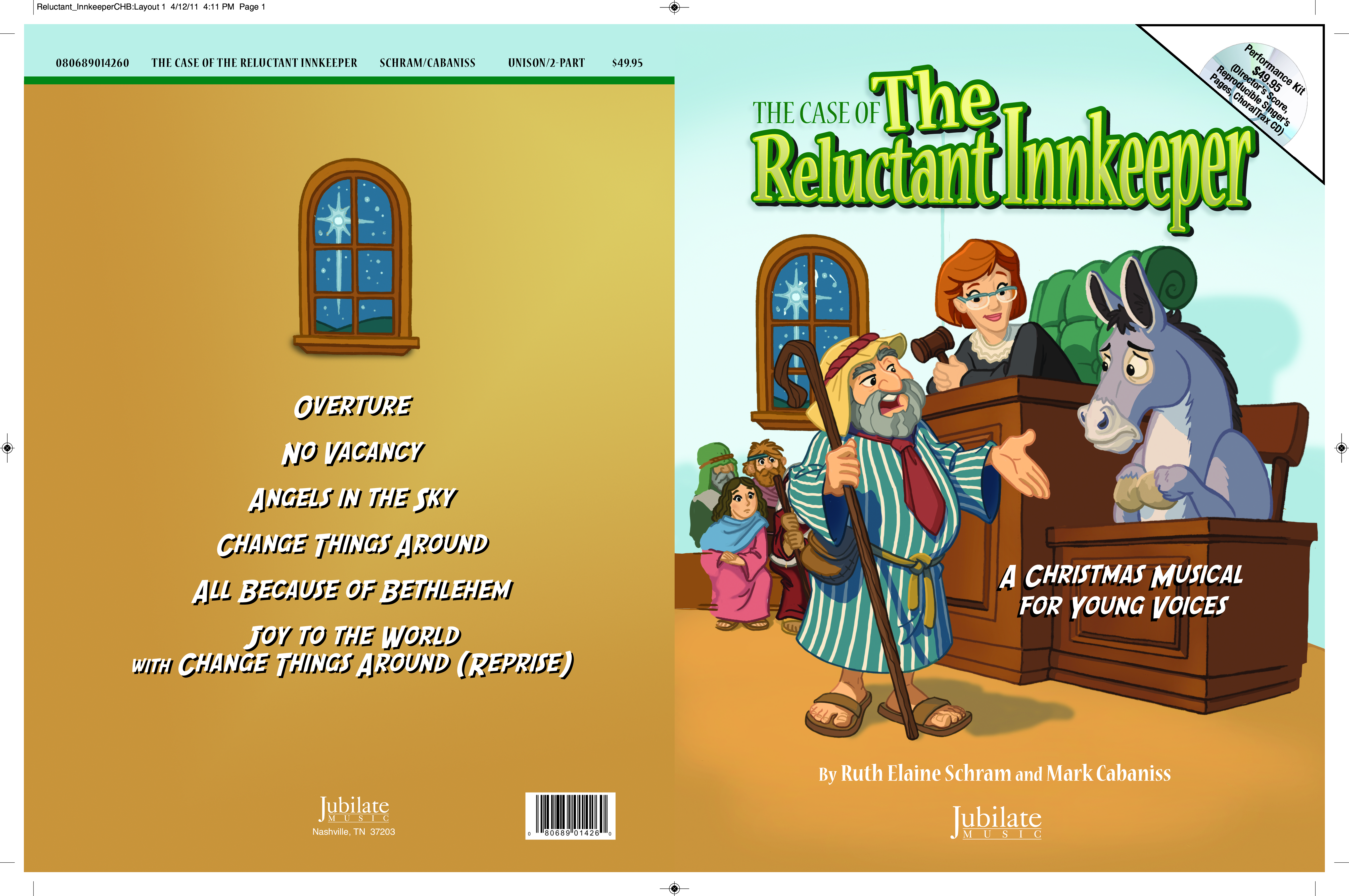 The Case Of The Reluctant Innkeeper (6 Song Choral Collection) Song 7 (Piano SATB) (Orch. John DeVries)