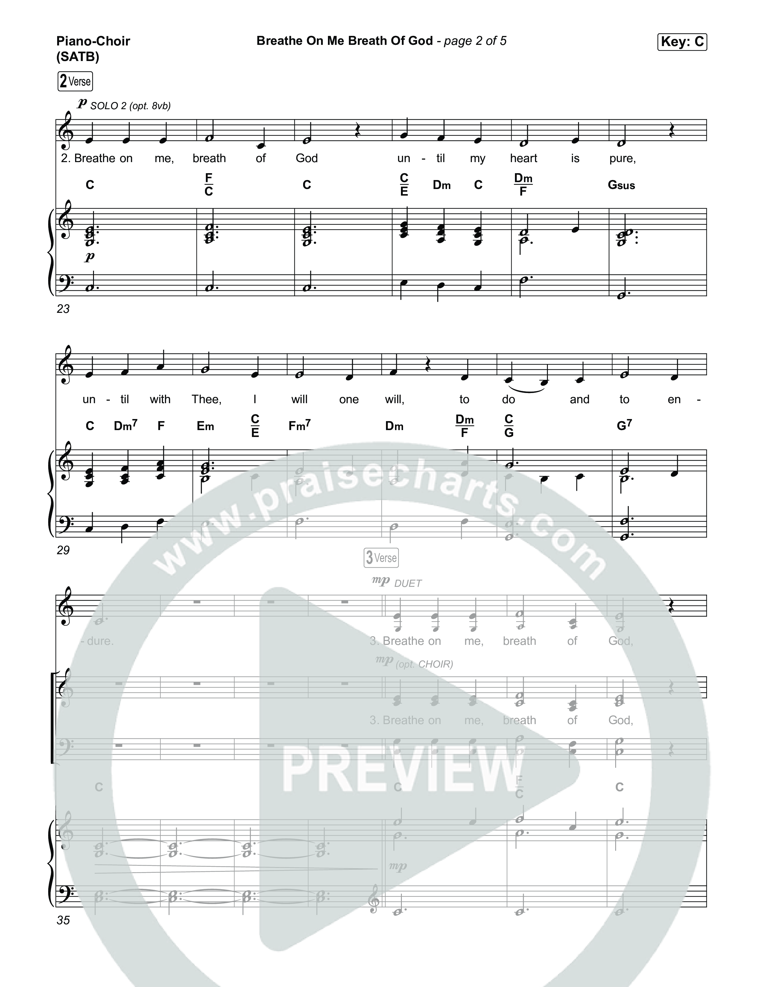 Breathe On Me Breath Of God Piano/Vocal Pack (Keith & Kristyn Getty / Fernando Ortega)