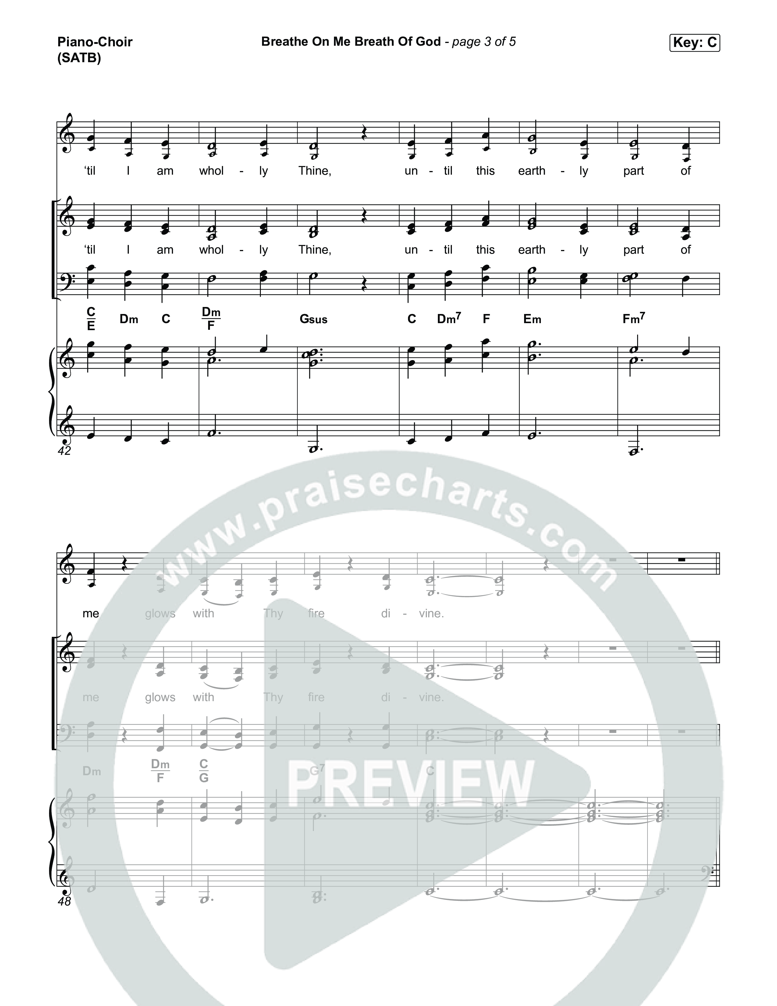 Breathe On Me Breath Of God Piano/Vocal Pack (Keith & Kristyn Getty / Fernando Ortega)