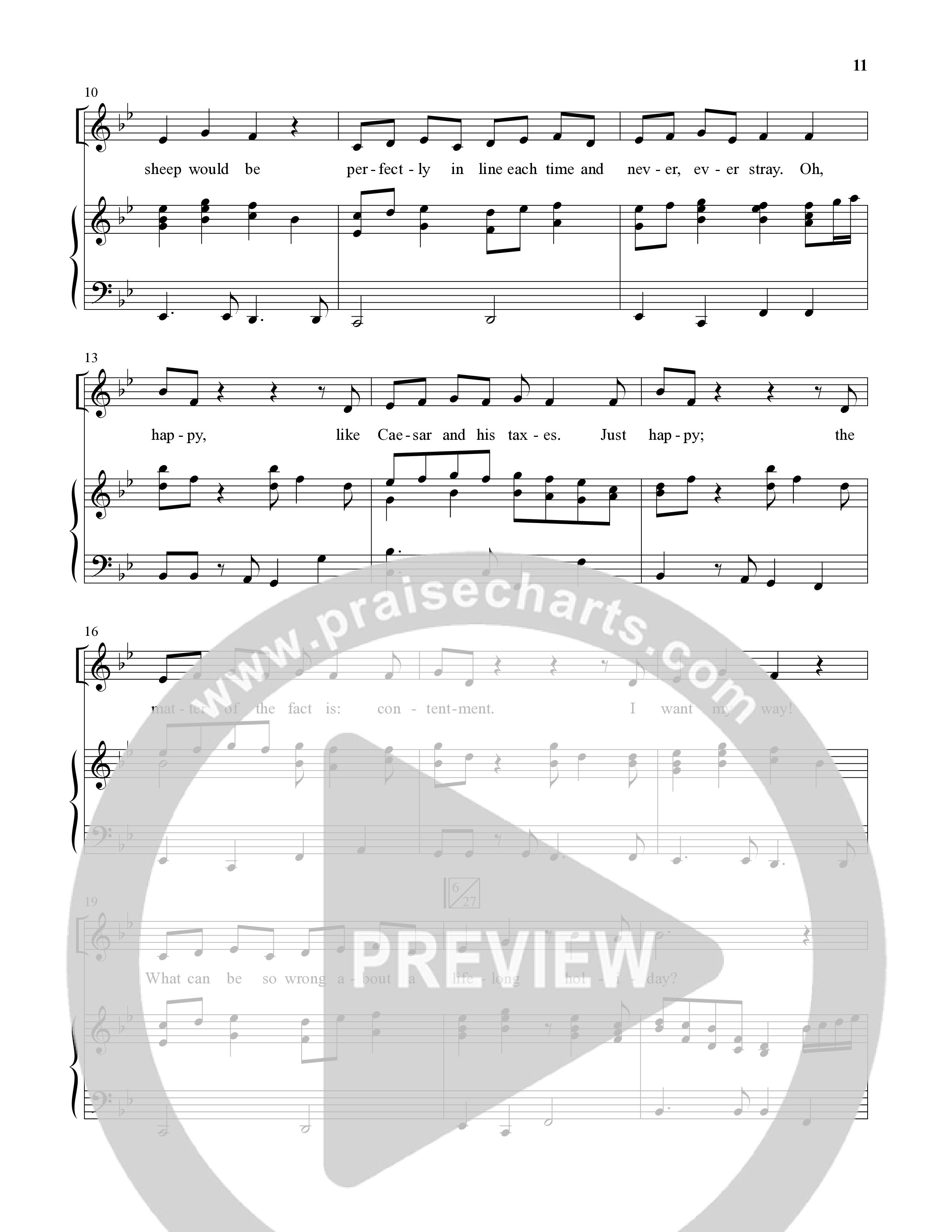Aaron The Allergic Angel (6 Song Choral Collection) Song 3 (Piano SATB) (Orch. John DeVries)