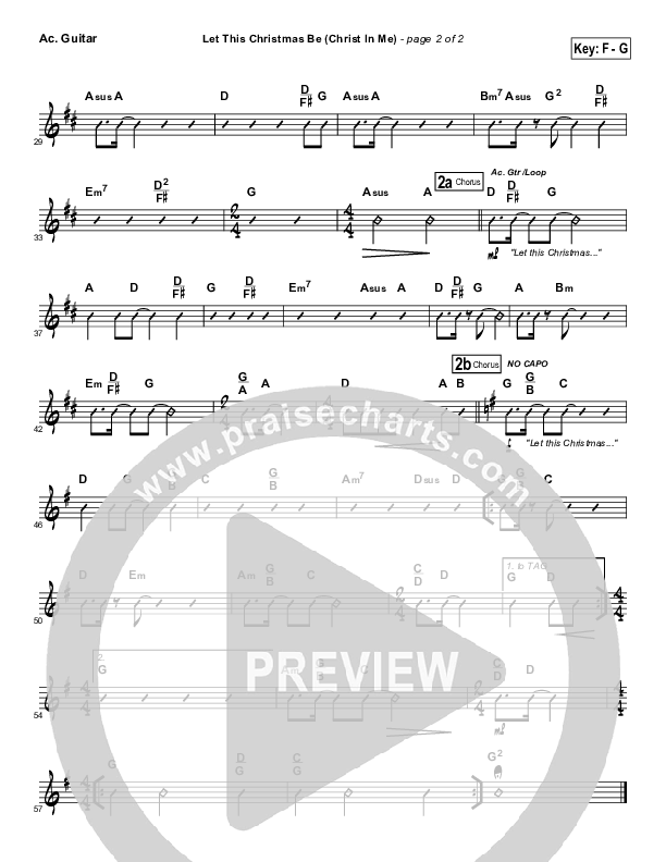 Let This Christmas Be (Christ In Me) Acoustic Guitar (Toby Baxley)