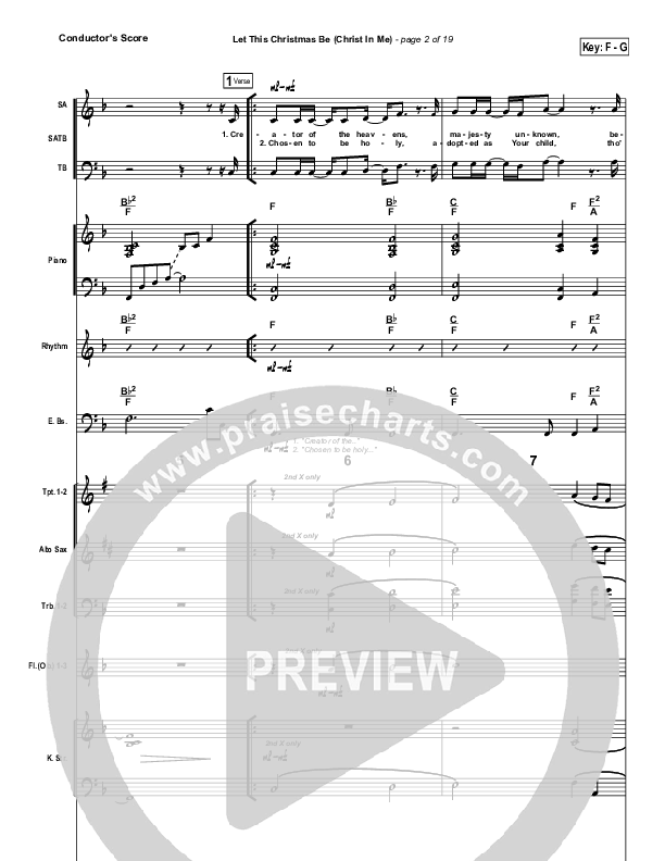 Let This Christmas Be (Christ In Me) Orchestration (Toby Baxley)