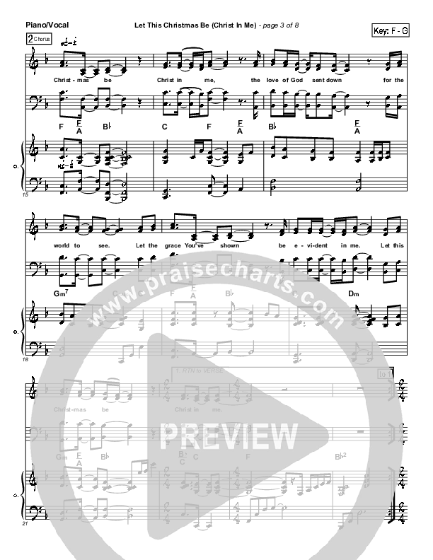 Let This Christmas Be (Christ In Me) Piano/Vocal (Toby Baxley)