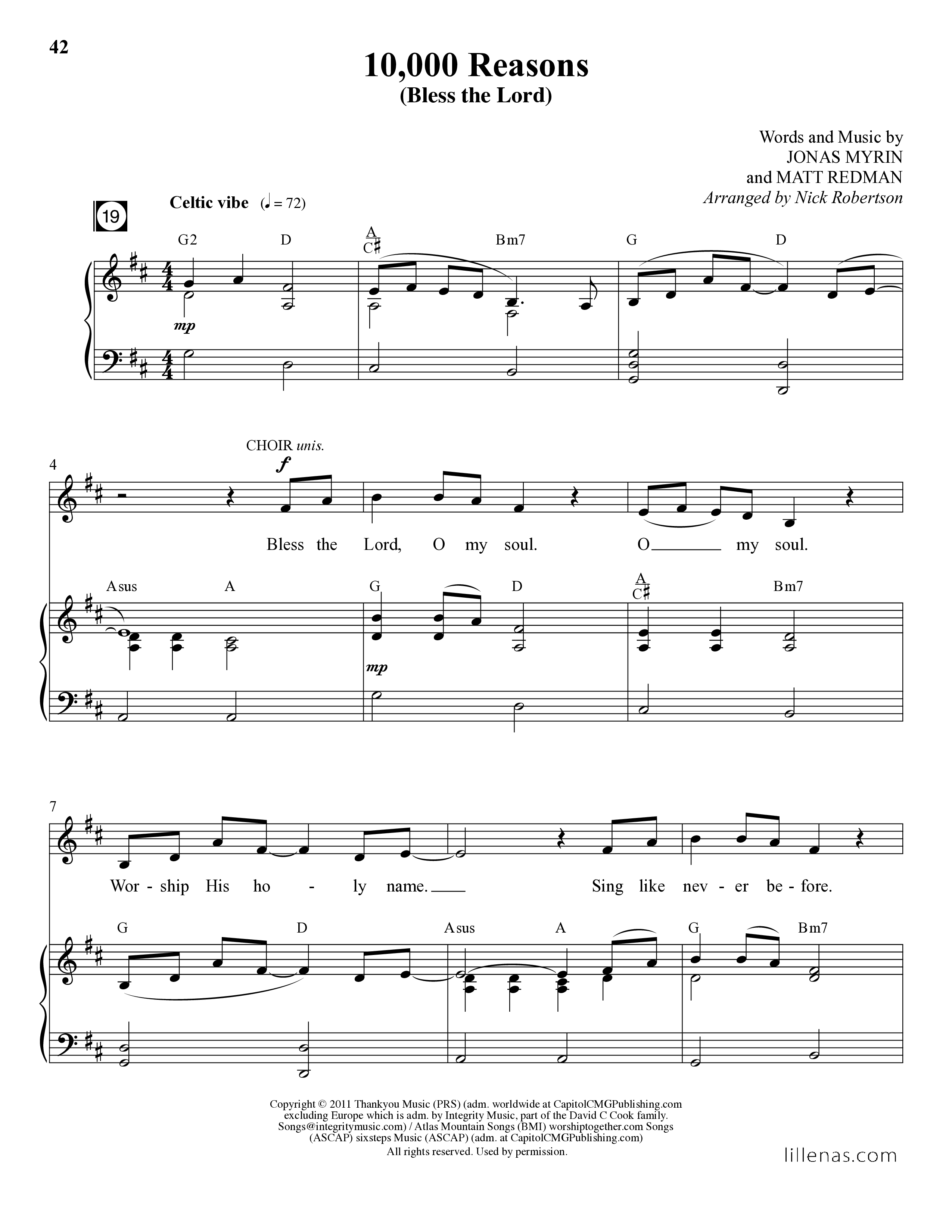 Worship For Kids (10 Song Choral Collection) Song 4 (Piano SATB) (Lillenas Kids / Arr. Nick Robertson)
