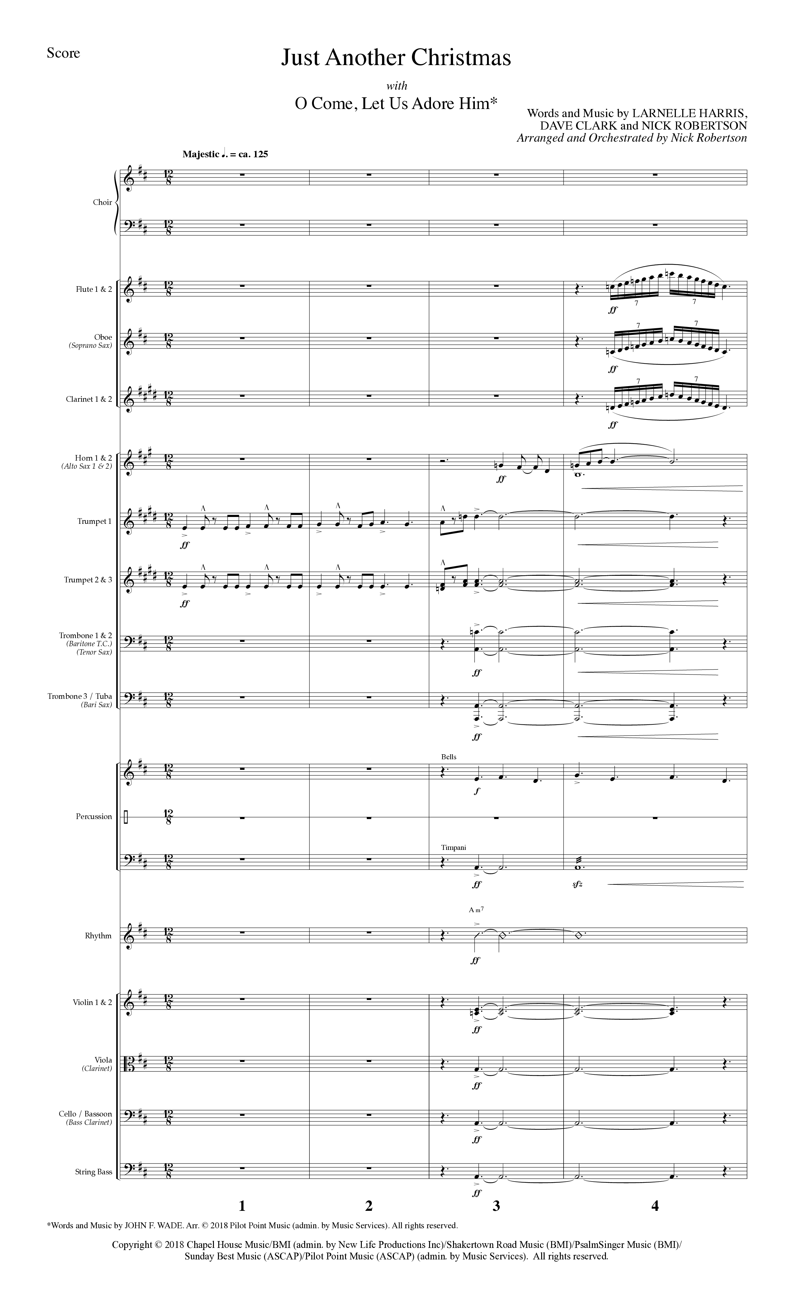 All Year Long (7 Song Choral Collection) Song 2 (Orchestration) (Lillenas Choral / Arr. Nick Robertson)
