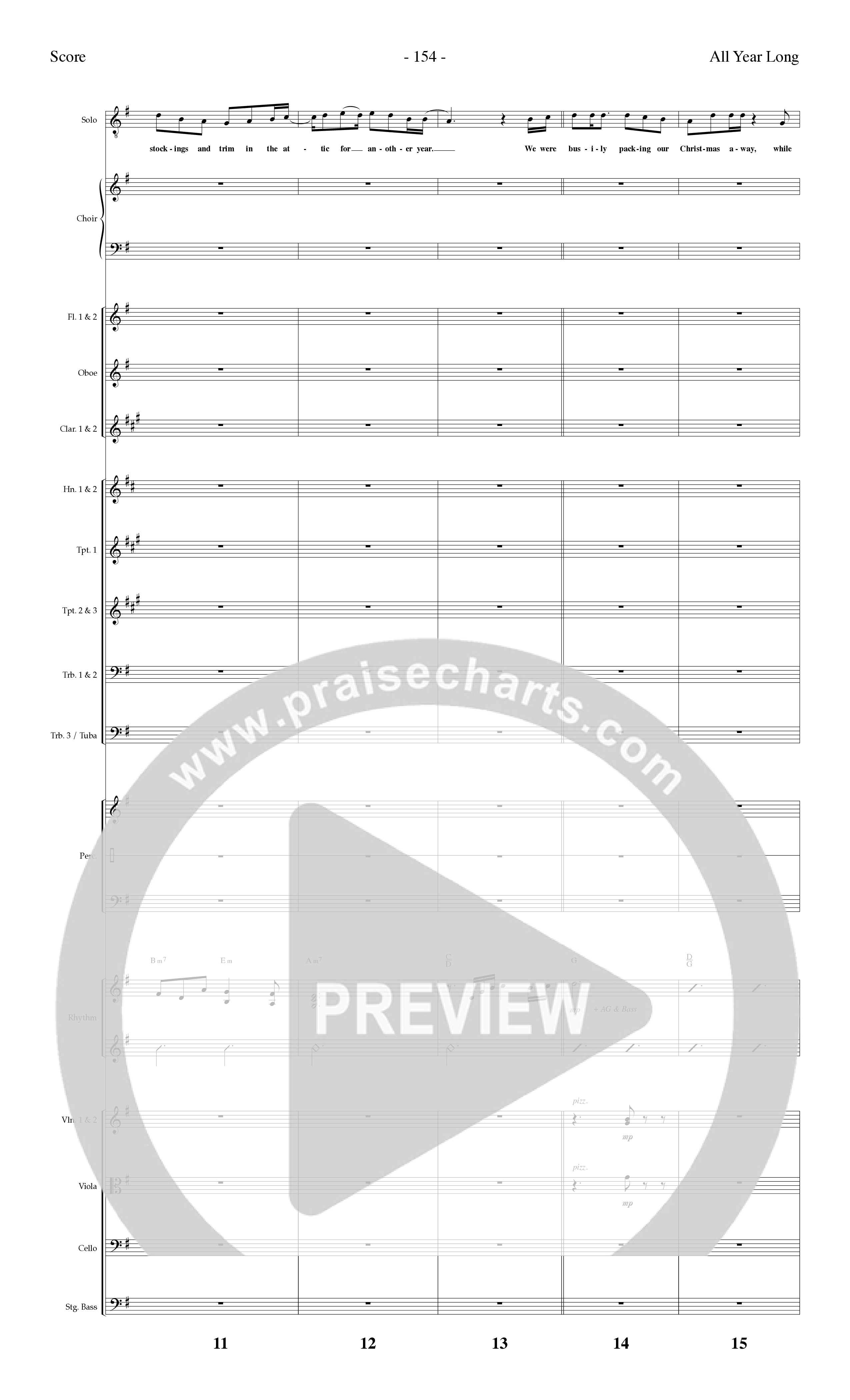 All Year Long (7 Song Choral Collection) Song 7 (Orchestration) (Lillenas Choral / Arr. Nick Robertson)