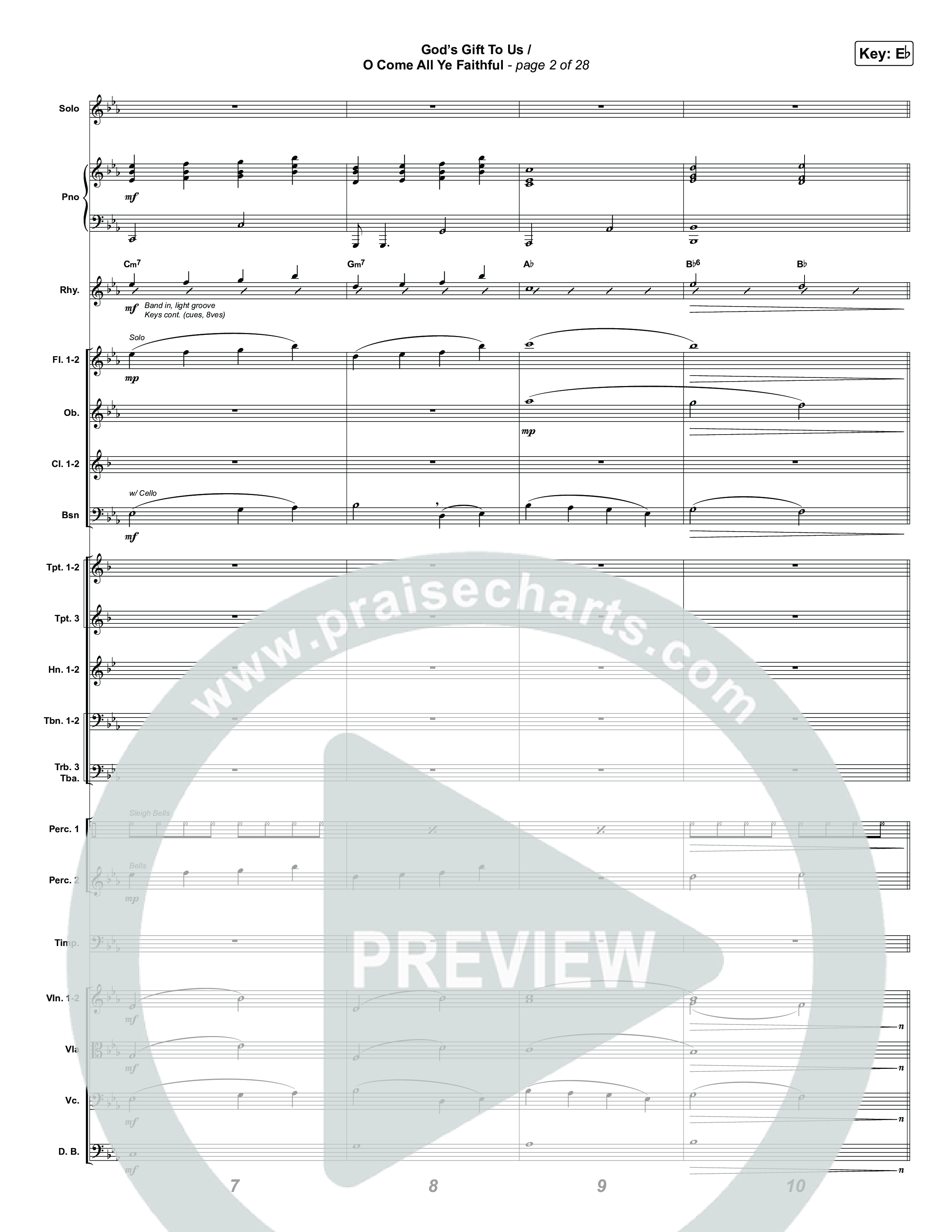 Unto Us (7 Song Choral Collection) Song 2 (Orchestration) (Travis Cottrell / Brooke Voland / Cheryl Stark / Arr. Mason Brown)