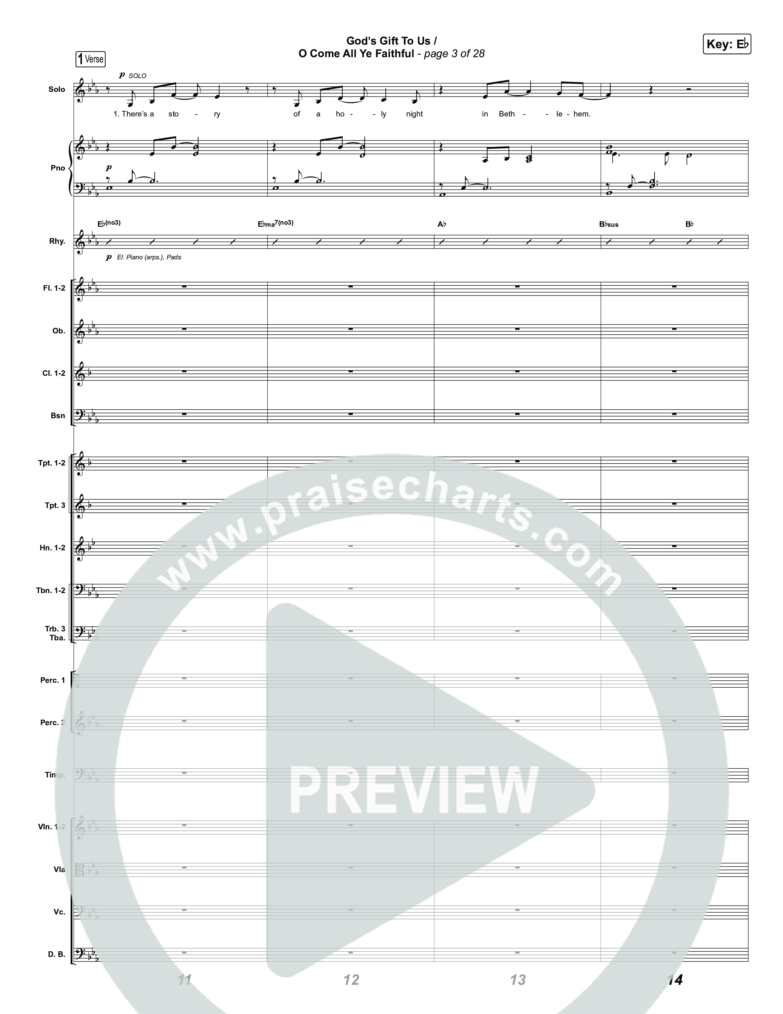 Unto Us (7 Song Choral Collection) Song 2 (Orchestration) (Travis Cottrell / Brooke Voland / Cheryl Stark / Arr. Mason Brown)