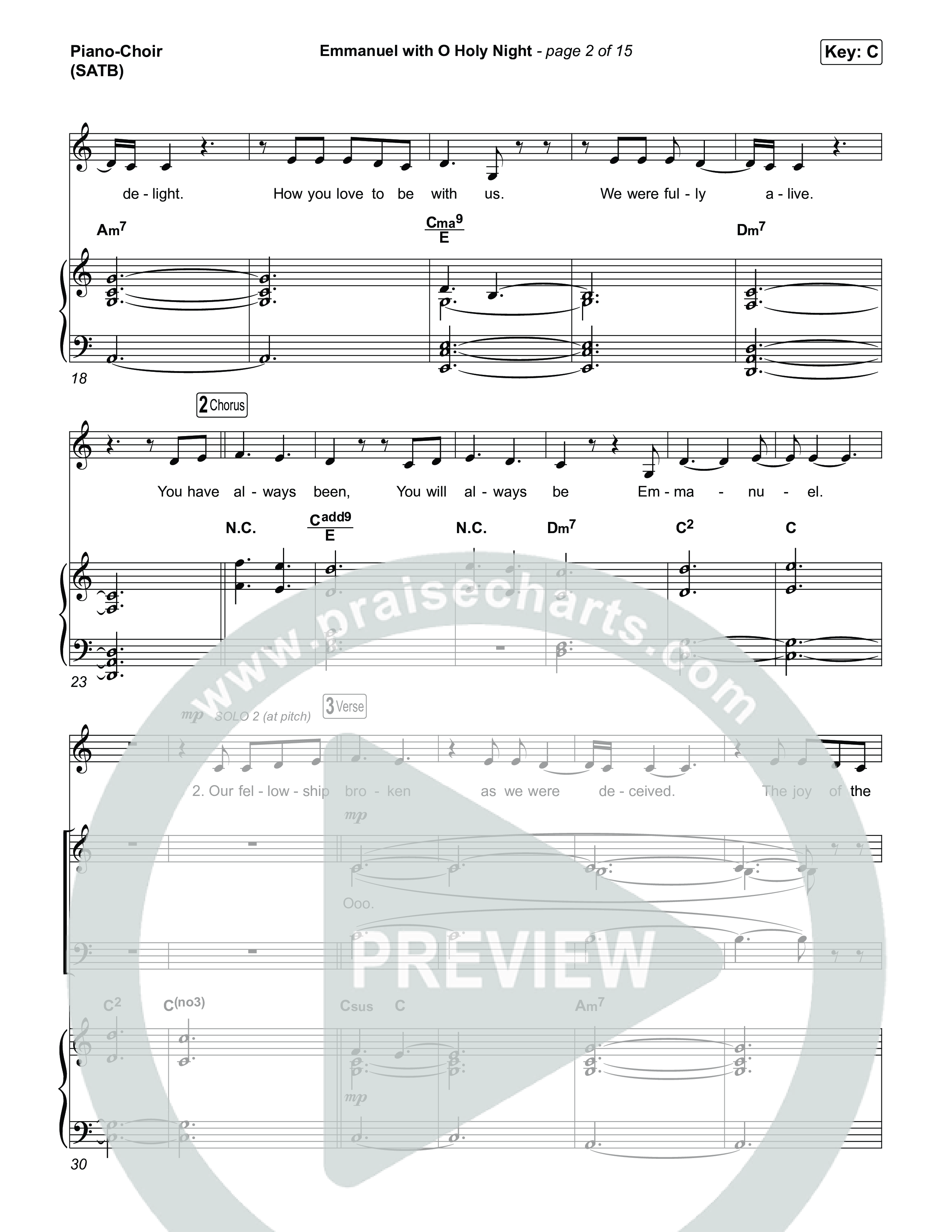 Unto Us (7 Song Choral Collection) Song 3 (Piano SATB) (Travis Cottrell / Brooke Voland / Cheryl Stark / Arr. Mason Brown)