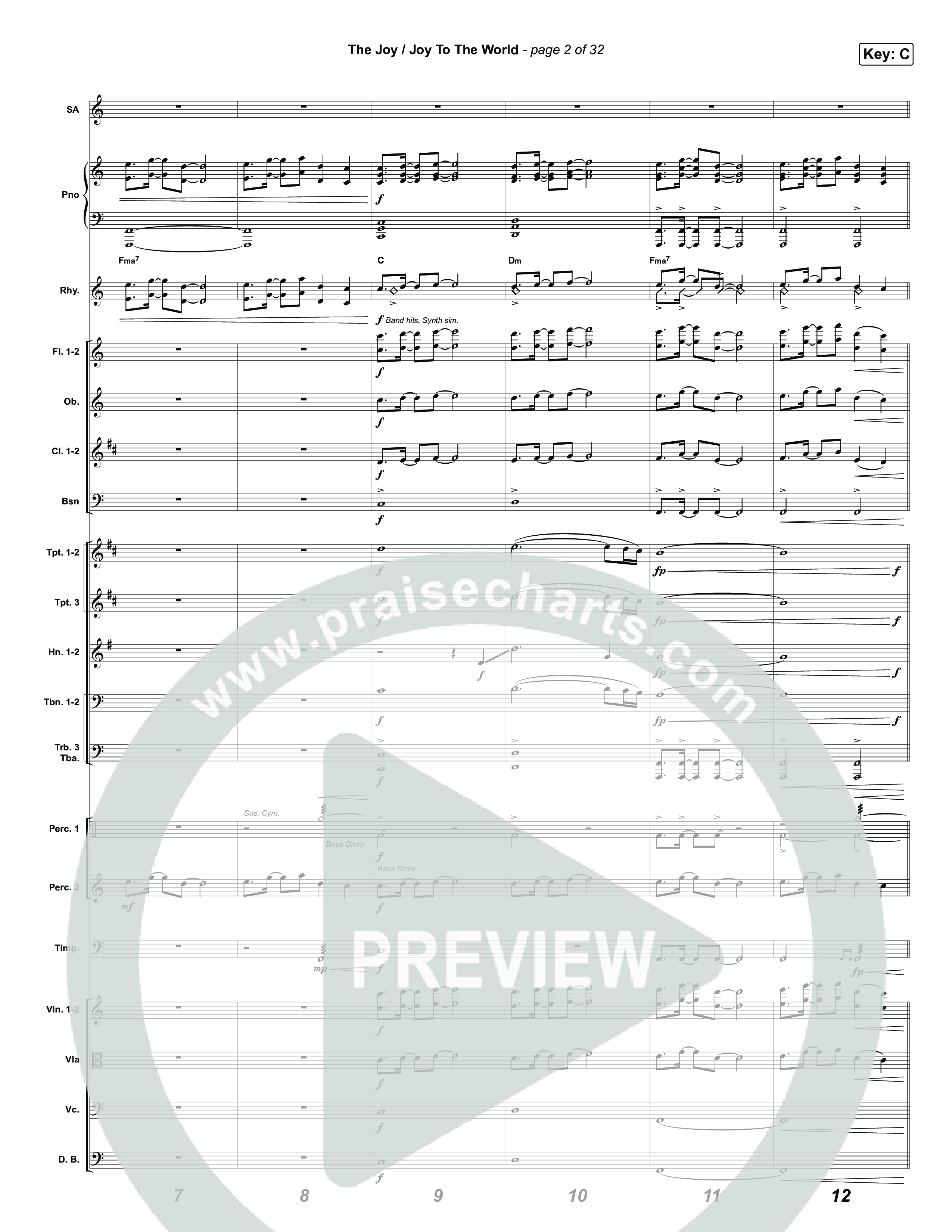 Unto Us (7 Song Choral Collection) Song 5 (Orchestration) (Travis Cottrell / Brooke Voland / Cheryl Stark / Arr. Mason Brown)