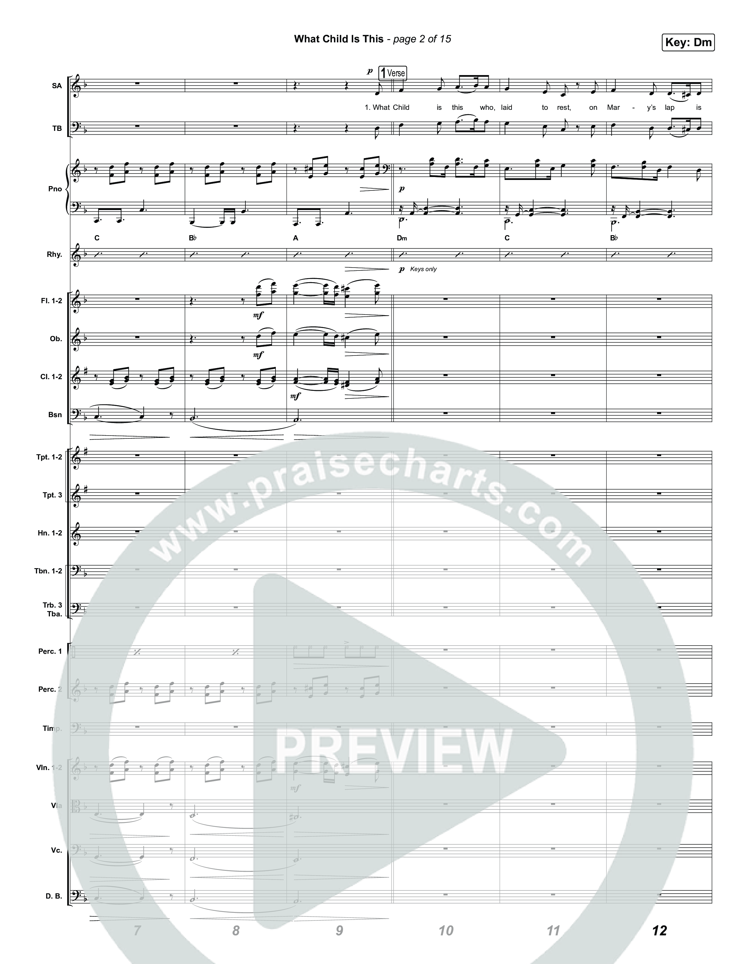 Unto Us (7 Song Choral Collection) Song 6 (Orchestration) (Travis Cottrell / Brooke Voland / Cheryl Stark / Arr. Mason Brown)