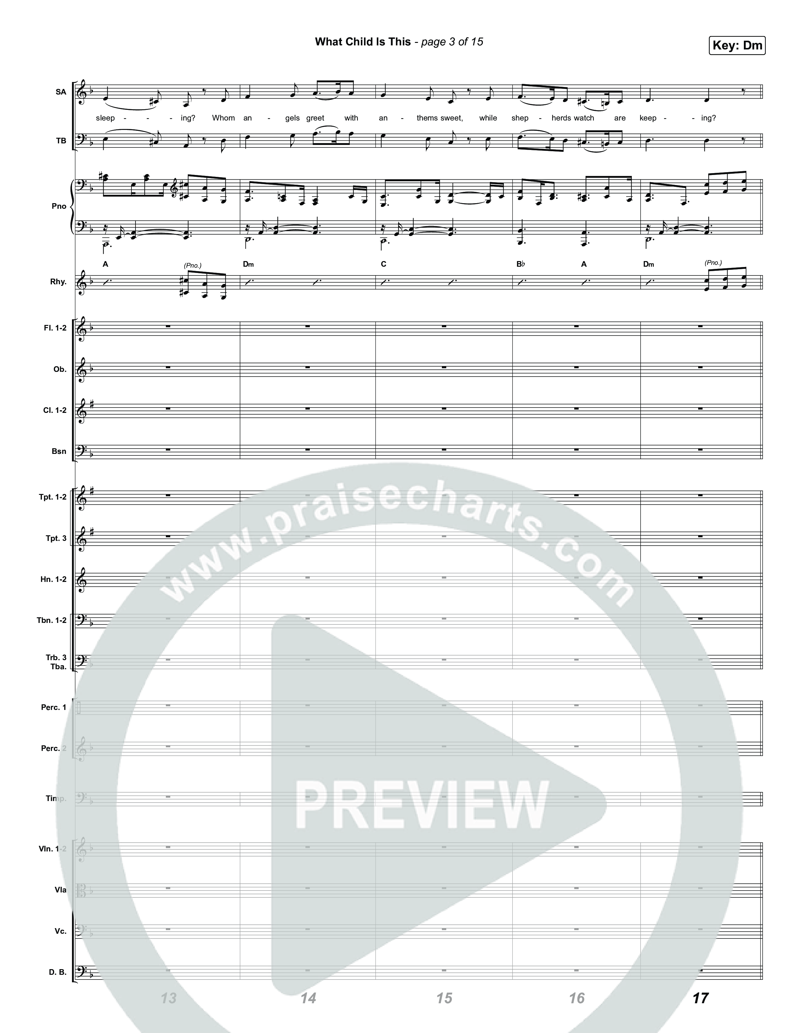 Unto Us (7 Song Choral Collection) Song 6 (Orchestration) (Travis Cottrell / Brooke Voland / Cheryl Stark / Arr. Mason Brown)