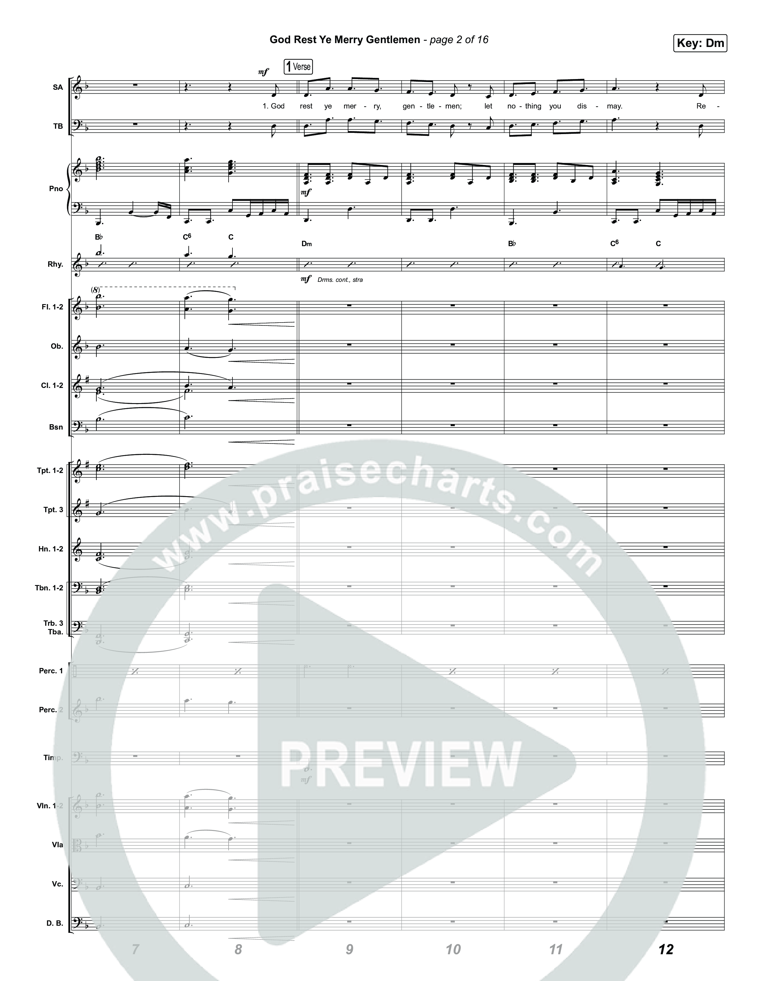 Unto Us (7 Song Choral Collection) Song 7 (Orchestration) (Travis Cottrell / Brooke Voland / Cheryl Stark / Arr. Mason Brown)