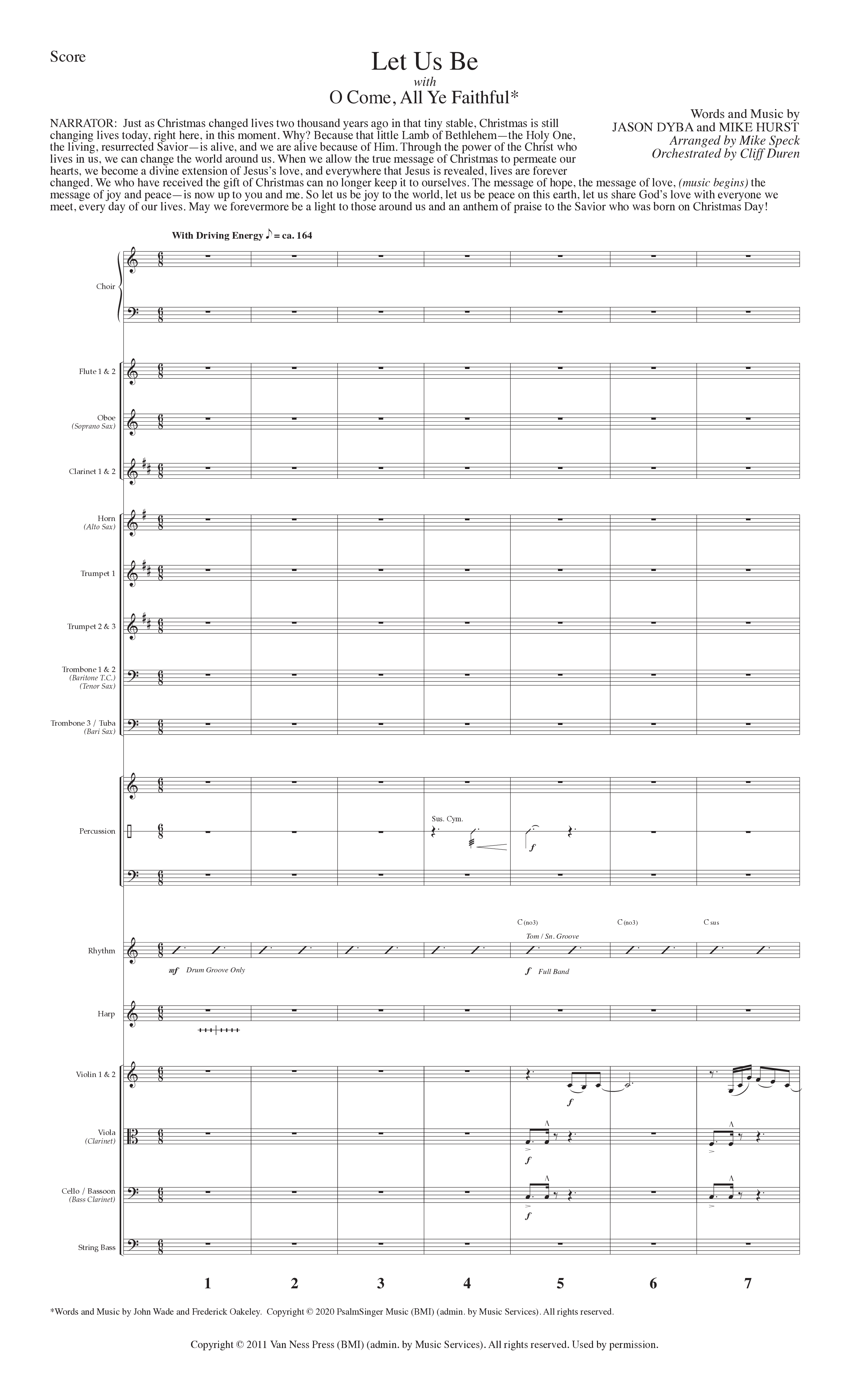 Christmas Changes Everything (13 Song Choral Collection) Song 12 (Orchestration) (Lillenas Choral / Arr. Mike Speck)
