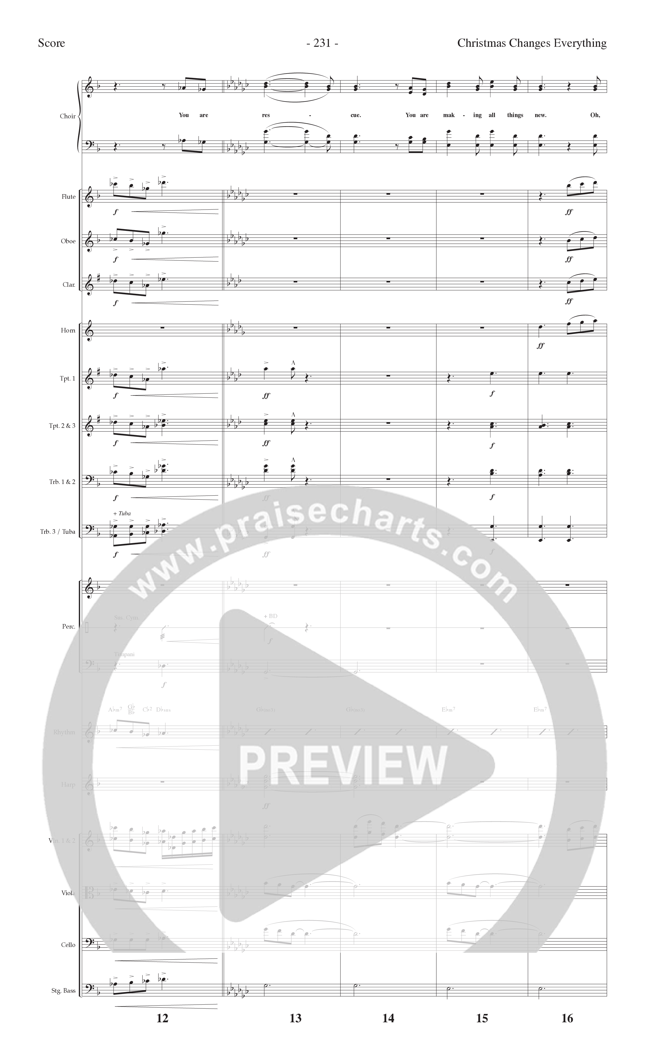Christmas Changes Everything (13 Song Choral Collection) Song 13 (Orchestration) (Lillenas Choral / Arr. Mike Speck)