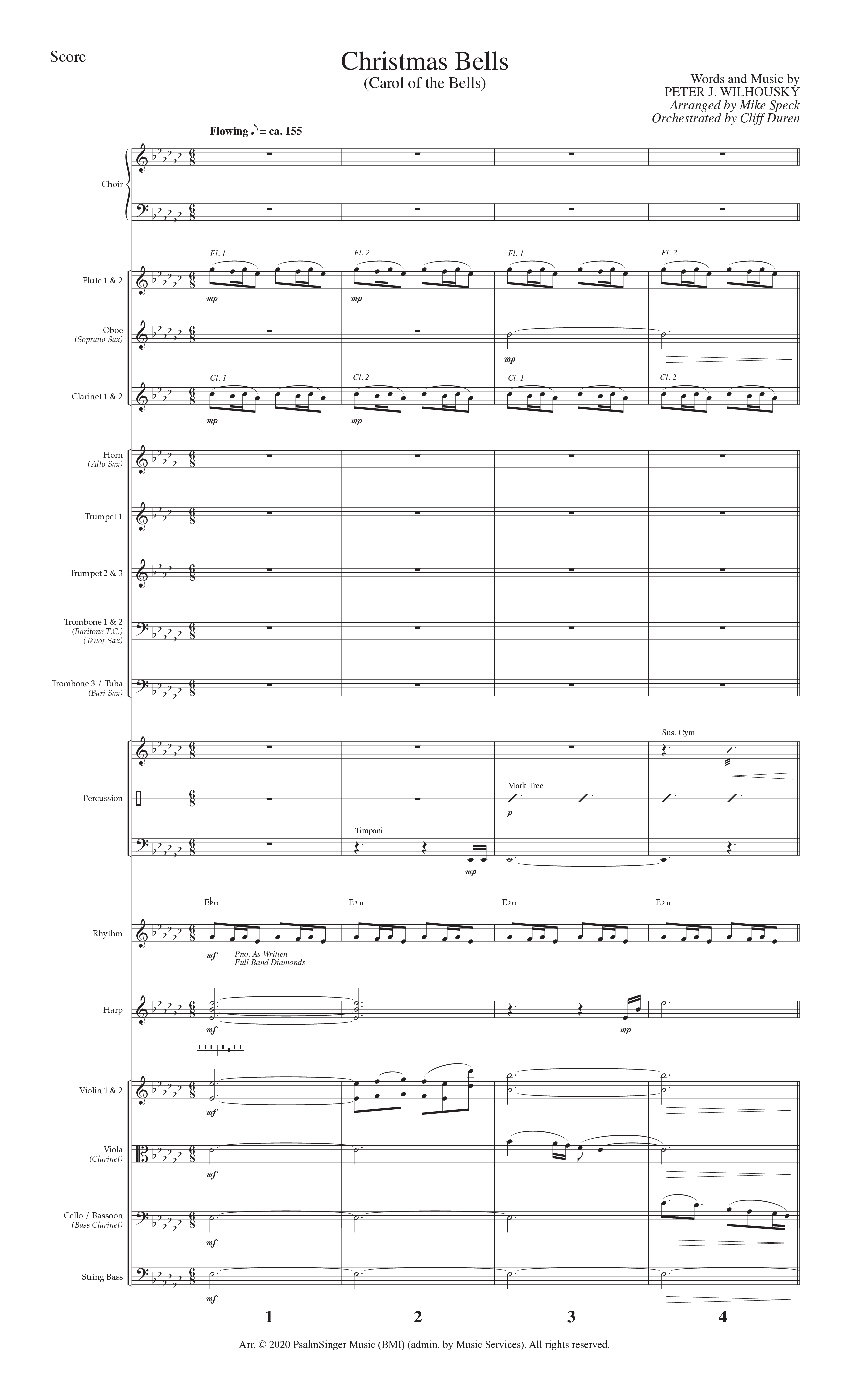 Christmas Changes Everything (13 Song Choral Collection) Song 6 (Orchestration) (Lillenas Choral / Arr. Mike Speck)