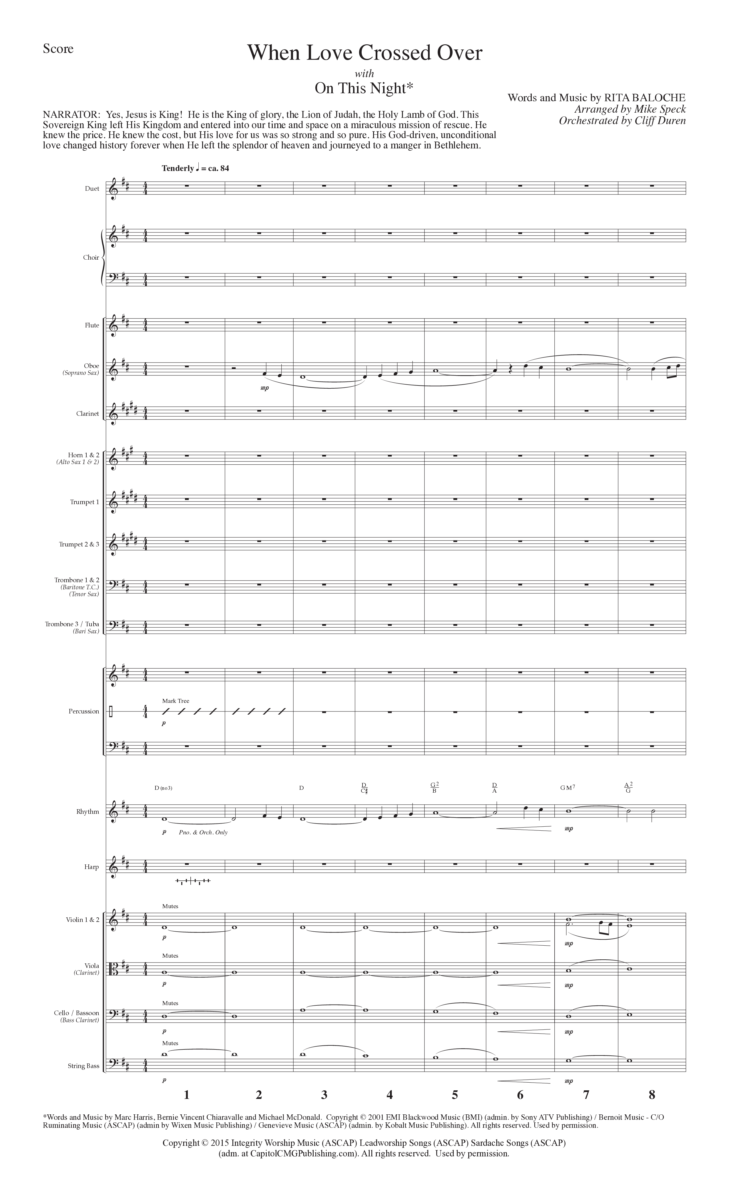 Christmas Changes Everything (13 Song Choral Collection) Song 7 (Orchestration) (Lillenas Choral / Arr. Mike Speck)