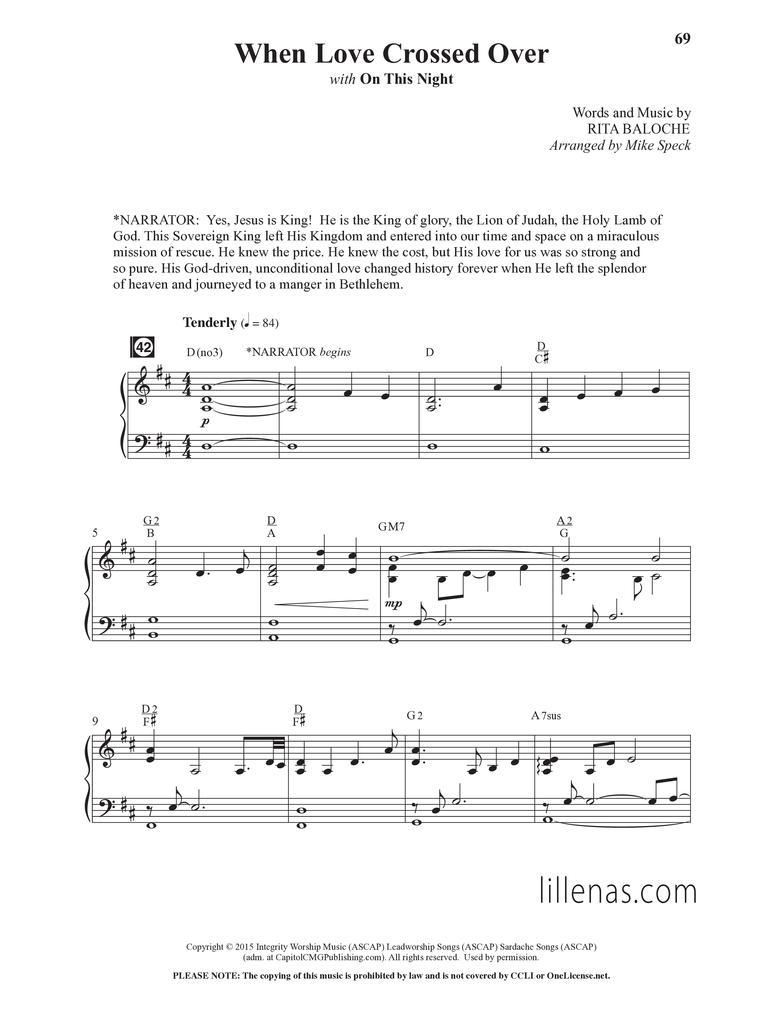 Christmas Changes Everything (13 Song Choral Collection) Song 7 (Piano SATB) (Lillenas Choral / Arr. Mike Speck)