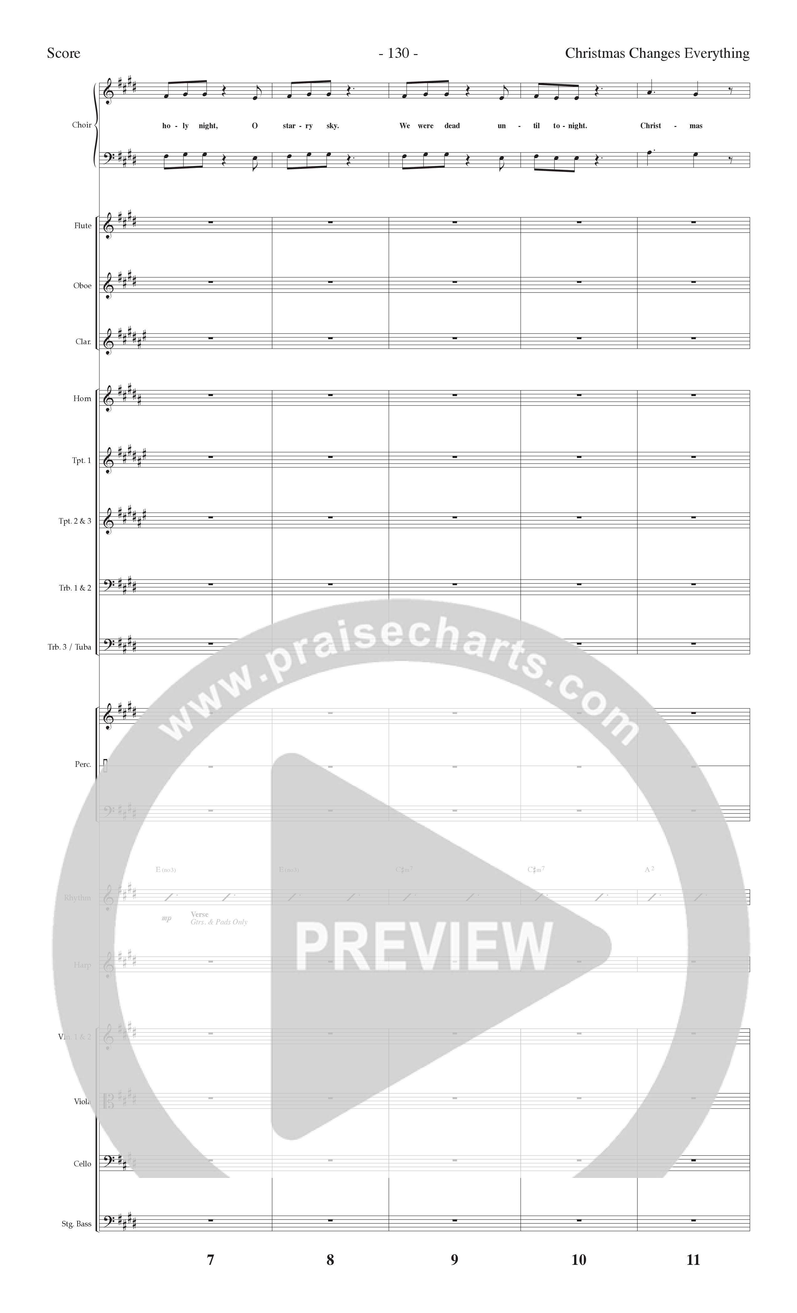 Christmas Changes Everything (13 Song Choral Collection) Song 8 (Orchestration) (Lillenas Choral / Arr. Mike Speck)