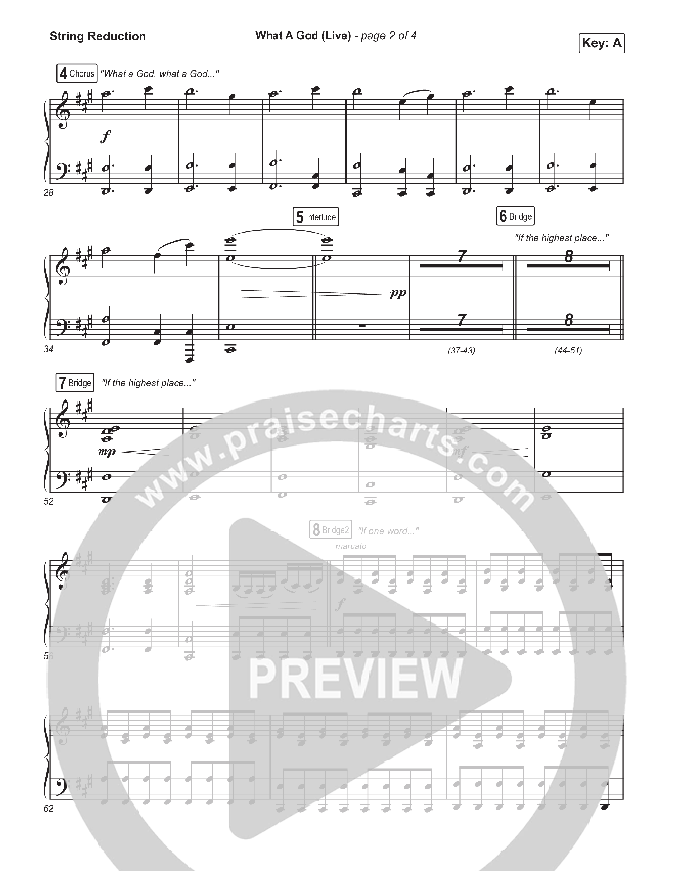 What A God (Choral Anthem SATB) String Reduction (SEU Worship / One House / Chelsea Plank / Kenzie Walker / Roosevelt Stewart / Arr. Luke Gambill)