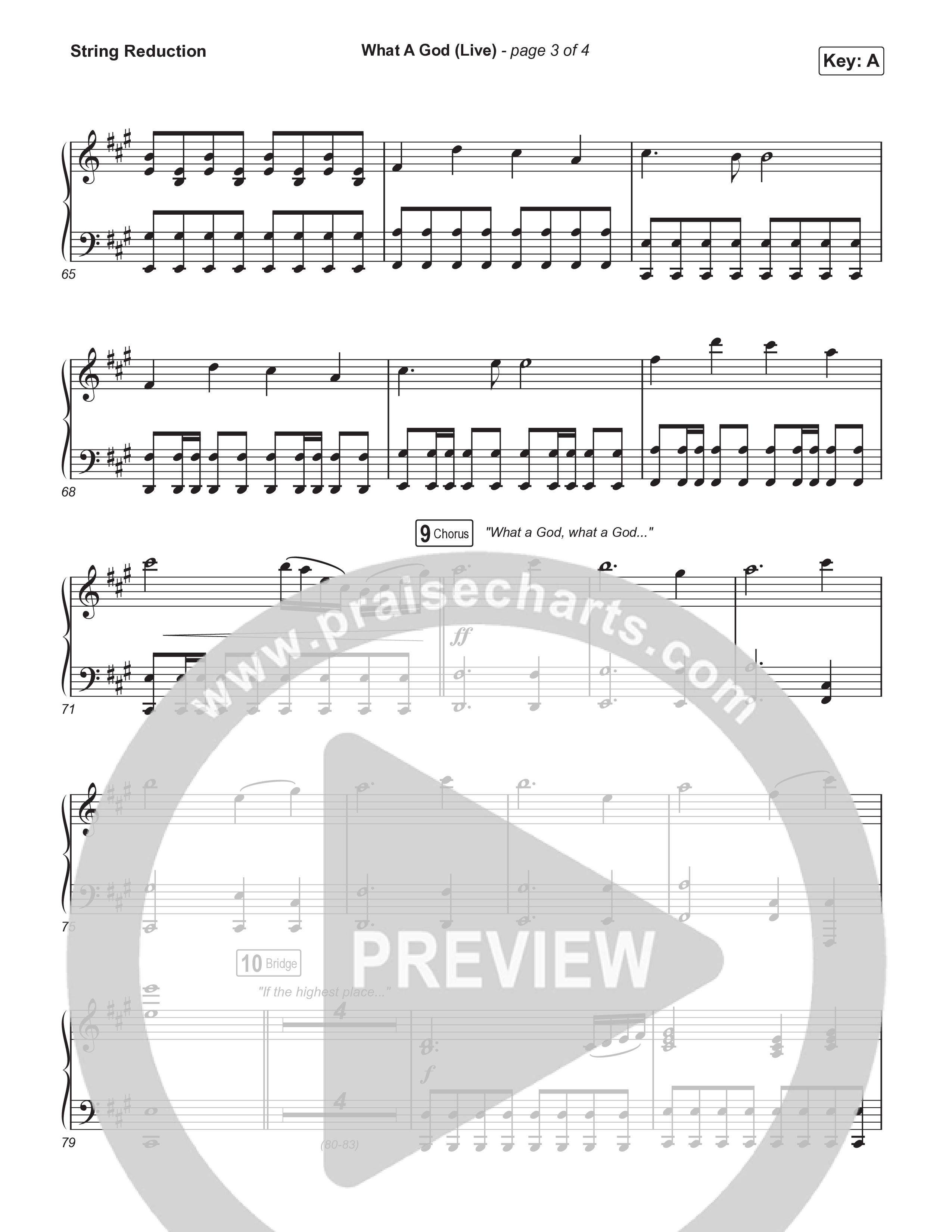 What A God (Choral Anthem SATB) String Reduction (SEU Worship / One House / Chelsea Plank / Kenzie Walker / Roosevelt Stewart / Arr. Luke Gambill)