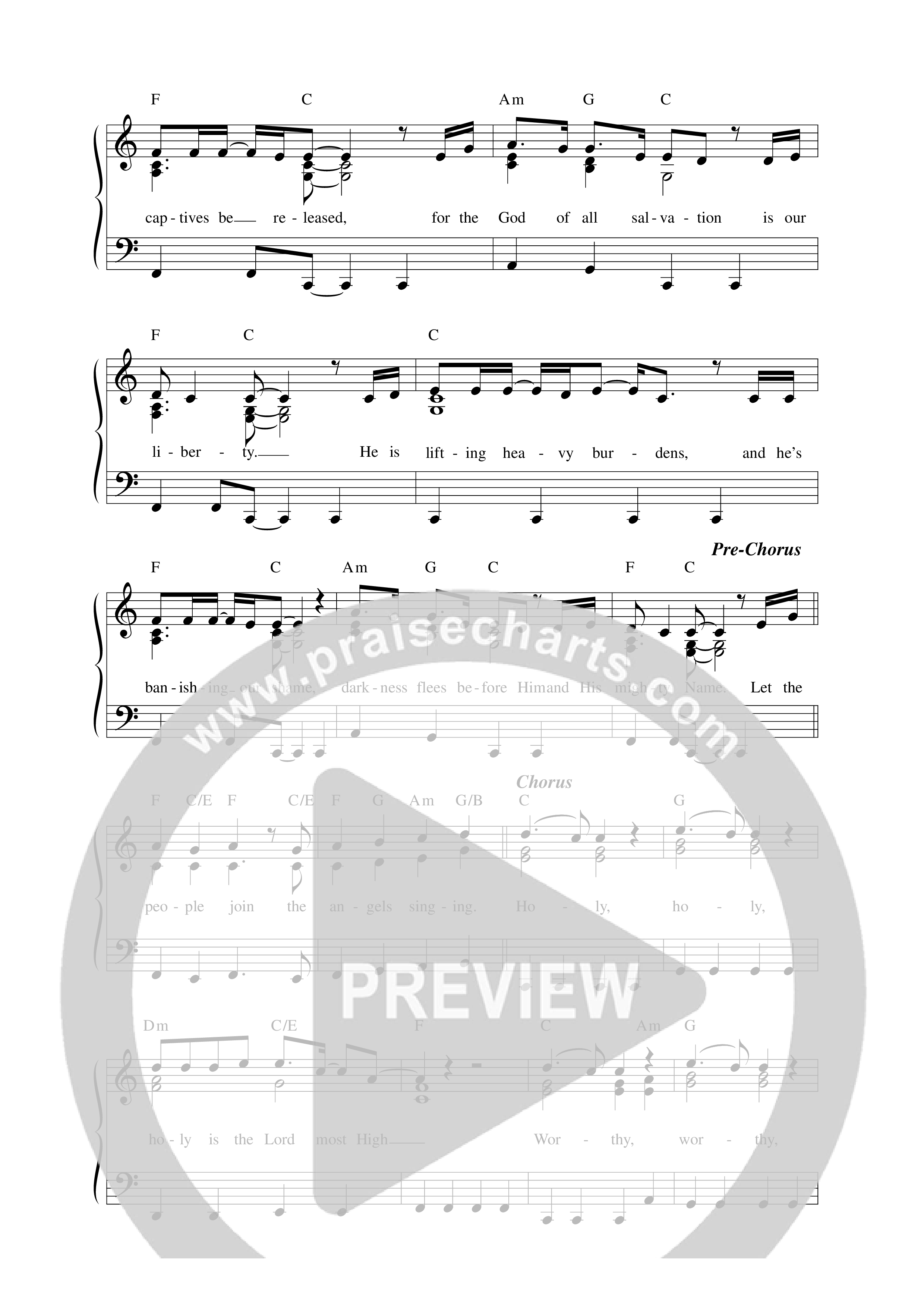 Reign Forevermore Lead Sheet Melody (Vineyard Music)