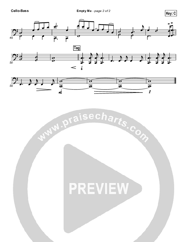 Empty Me Cello/Bass (Chris Sligh)