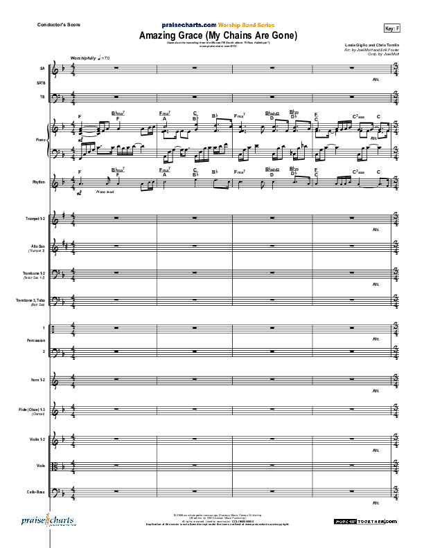 Amazing Grace (My Chains Are Gone) Orchestration (Michael W. Smith)