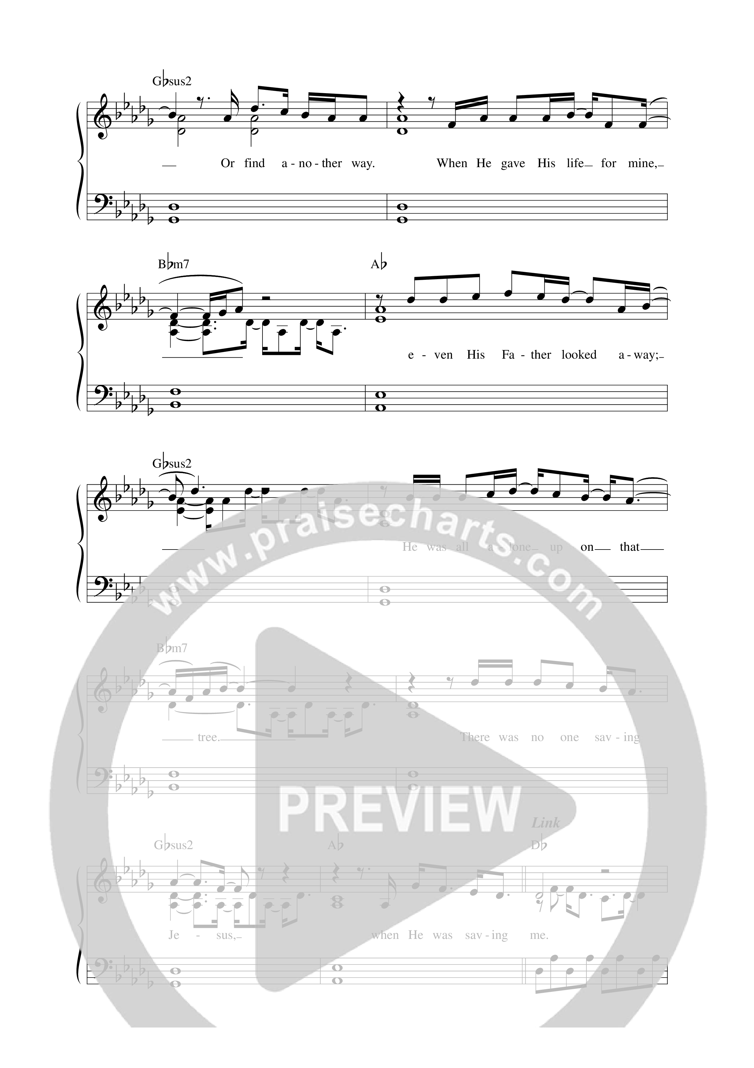 Saving Jesus Lead Sheet Melody (Micah Christopher)