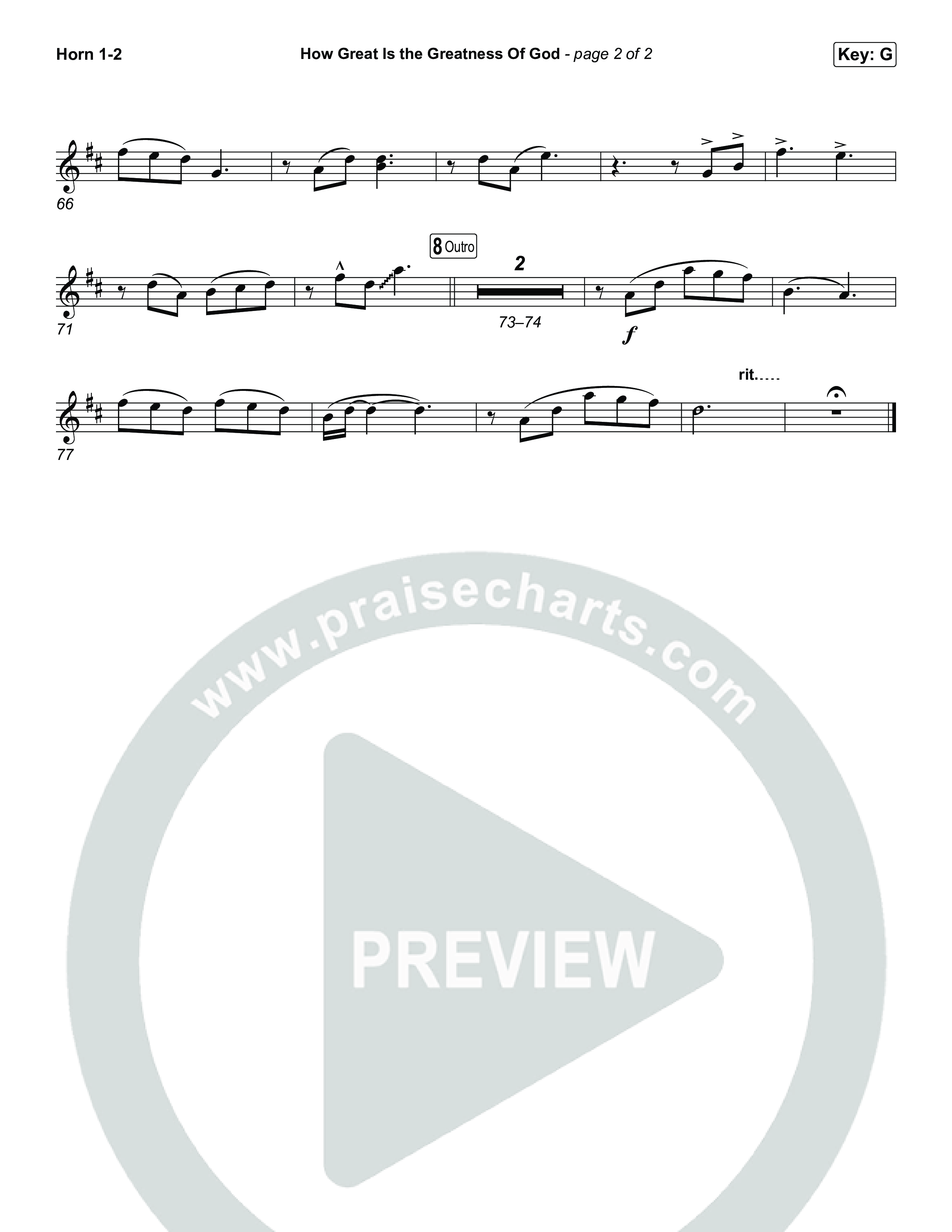How Great Is The Greatness Of God Brass Pack (Bryan Fowler / Matt Papa / Cochren & Co)