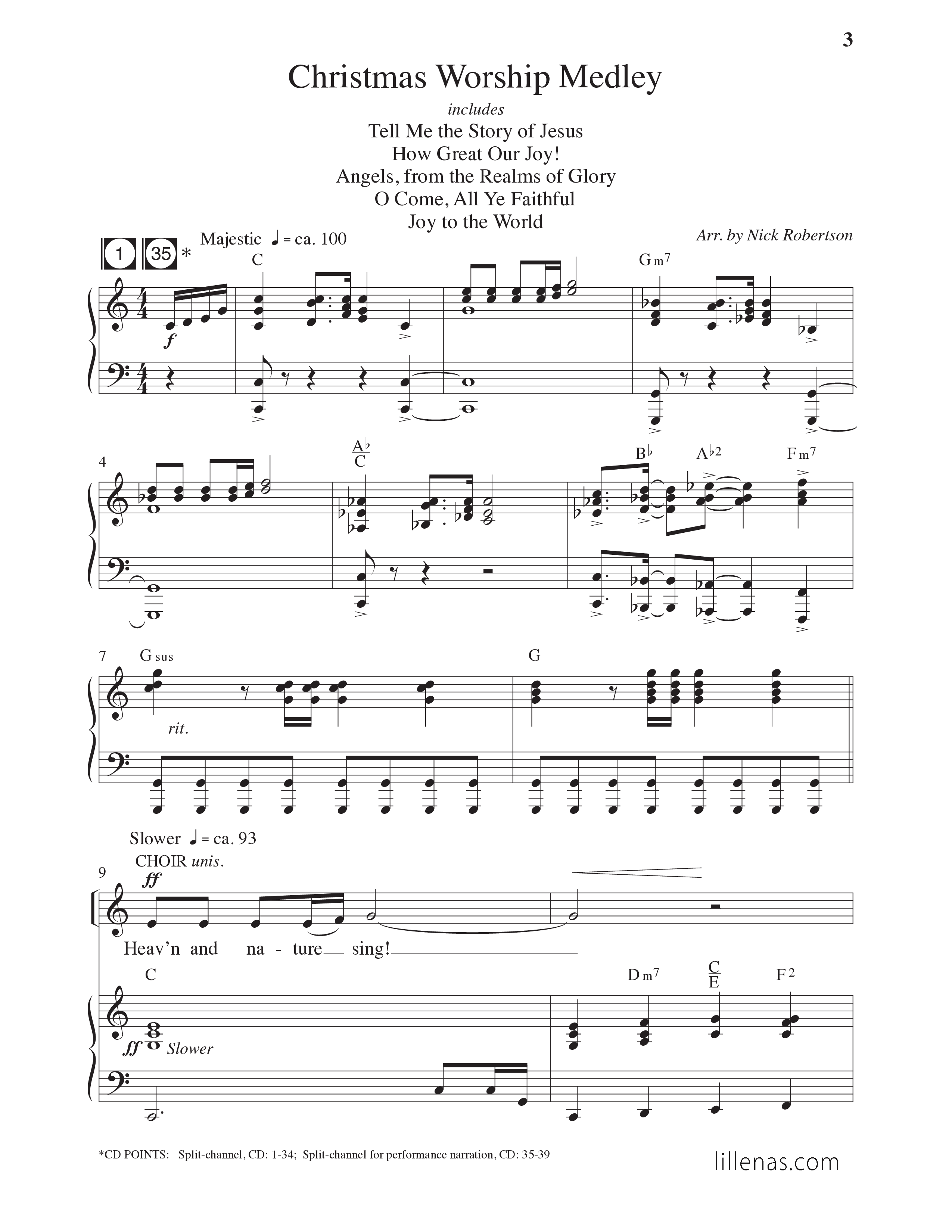 Come Thou Long Expected Jesus (5 Song Choral Collection) Choral Book (Lillenas Choral / Arr. Nick Robertson)