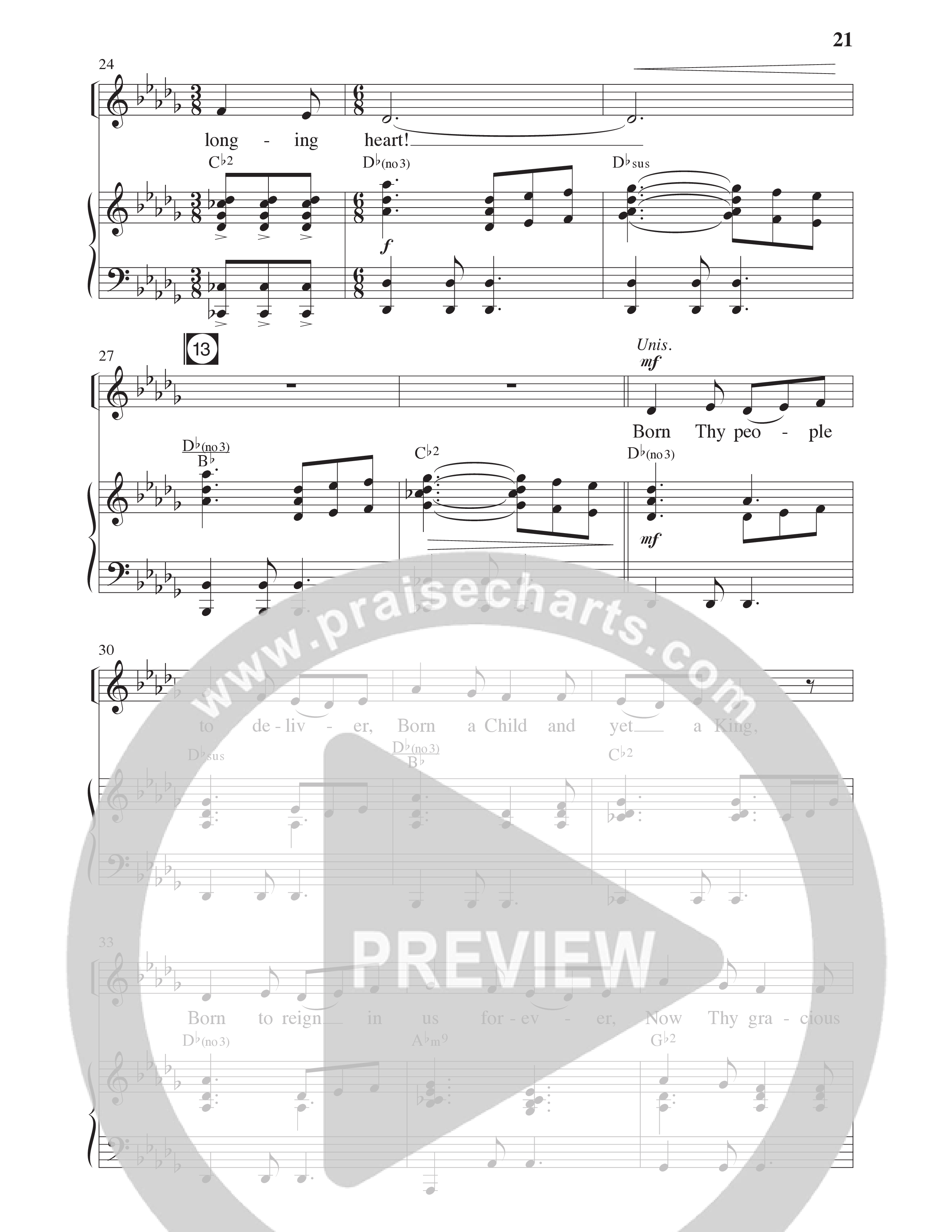 Come Thou Long Expected Jesus (5 Song Choral Collection) Song 2 (Piano SATB) (Lillenas Choral / Arr. Nick Robertson)