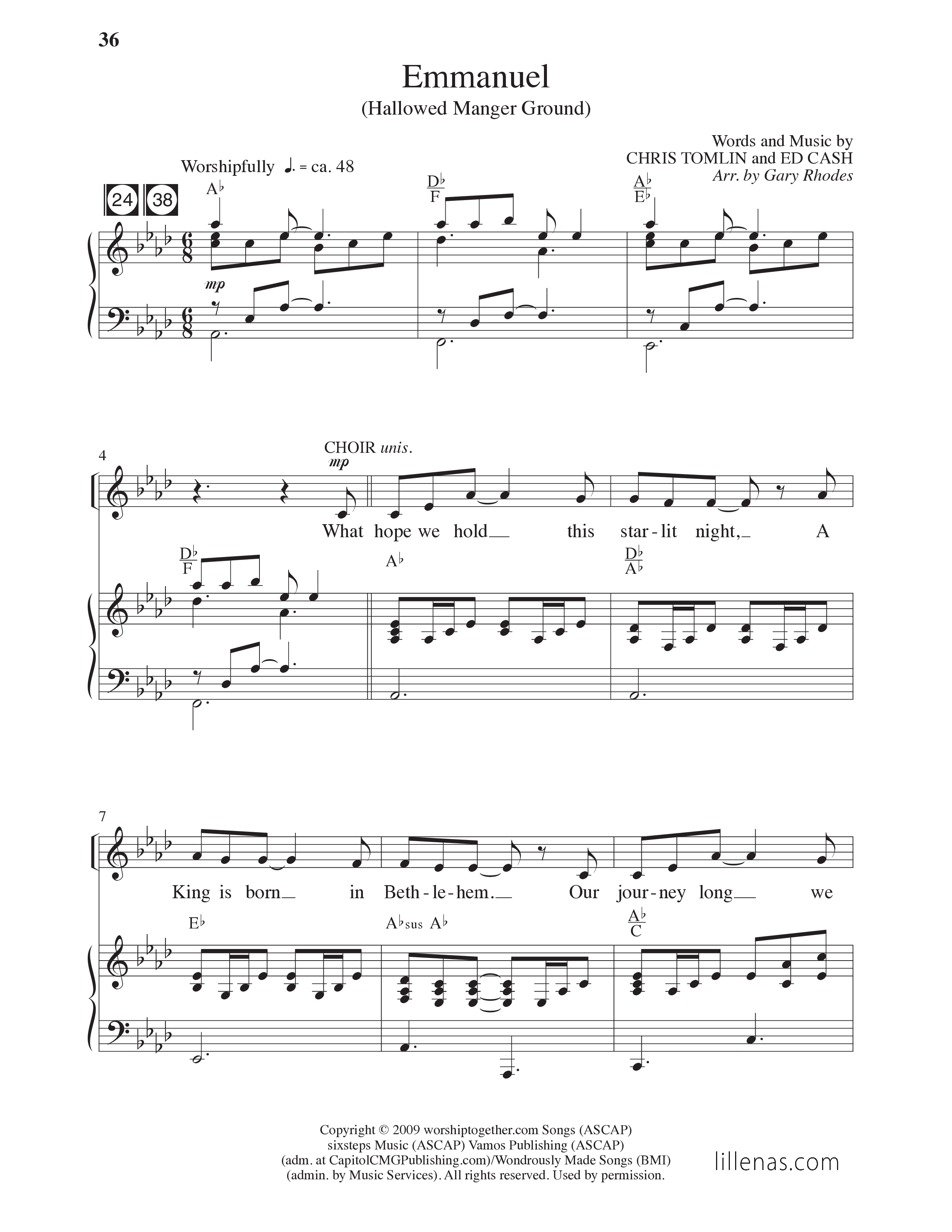 Come Thou Long Expected Jesus (5 Song Choral Collection) Song 4 (Piano SATB) (Lillenas Choral / Arr. Nick Robertson)