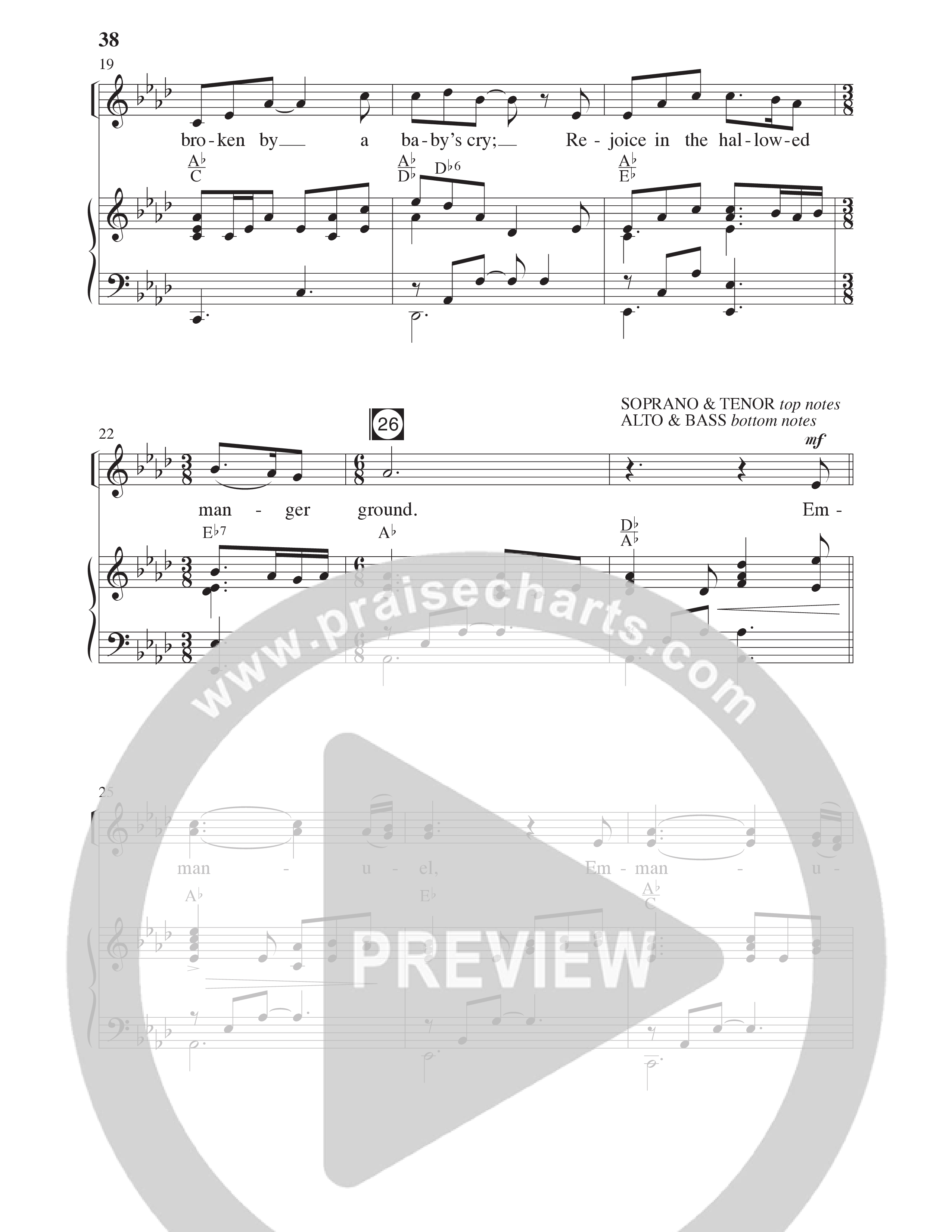 Come Thou Long Expected Jesus (5 Song Choral Collection) Song 4 (Piano SATB) (Lillenas Choral / Arr. Nick Robertson)