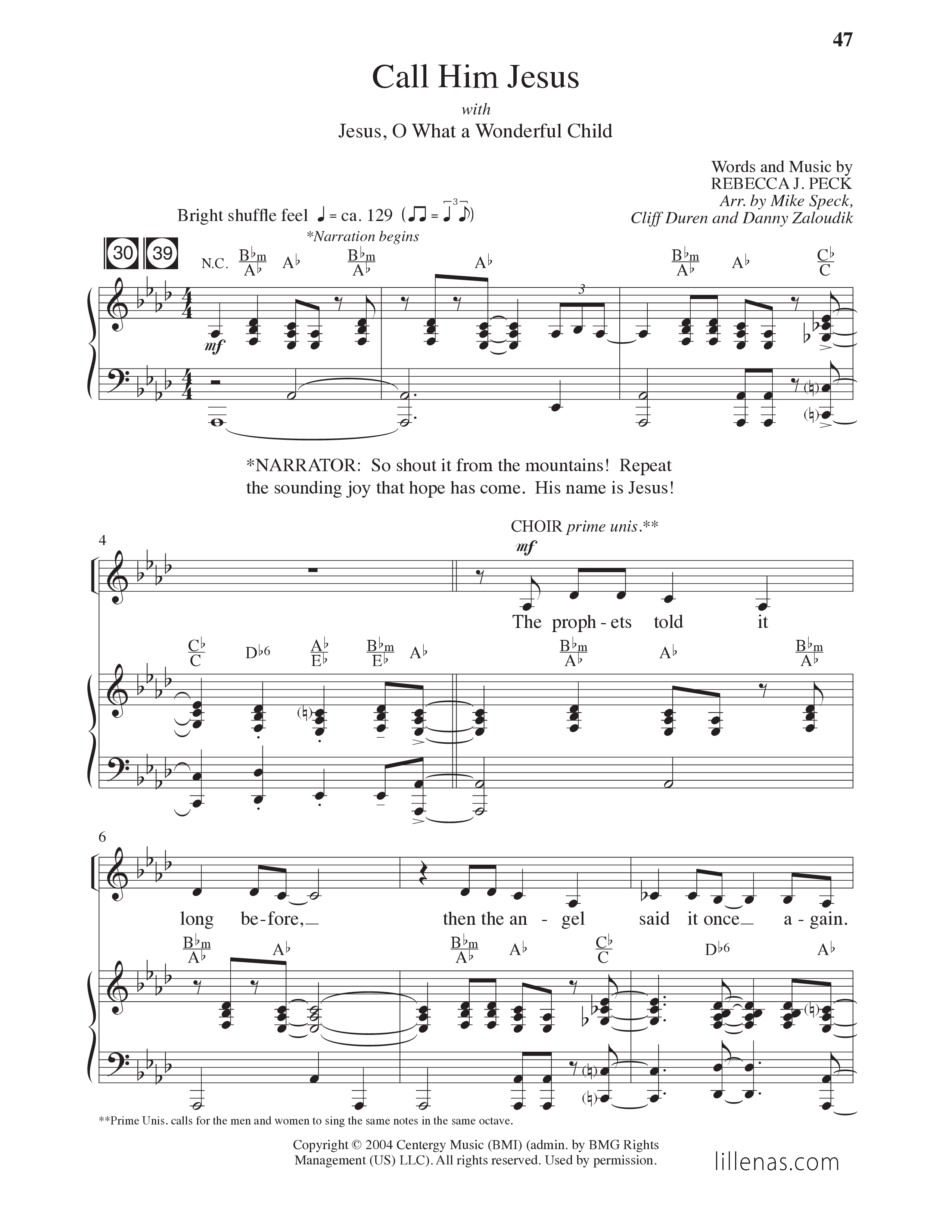 Come Thou Long Expected Jesus (5 Song Choral Collection) Song 5 (Piano SATB) (Lillenas Choral / Arr. Nick Robertson)