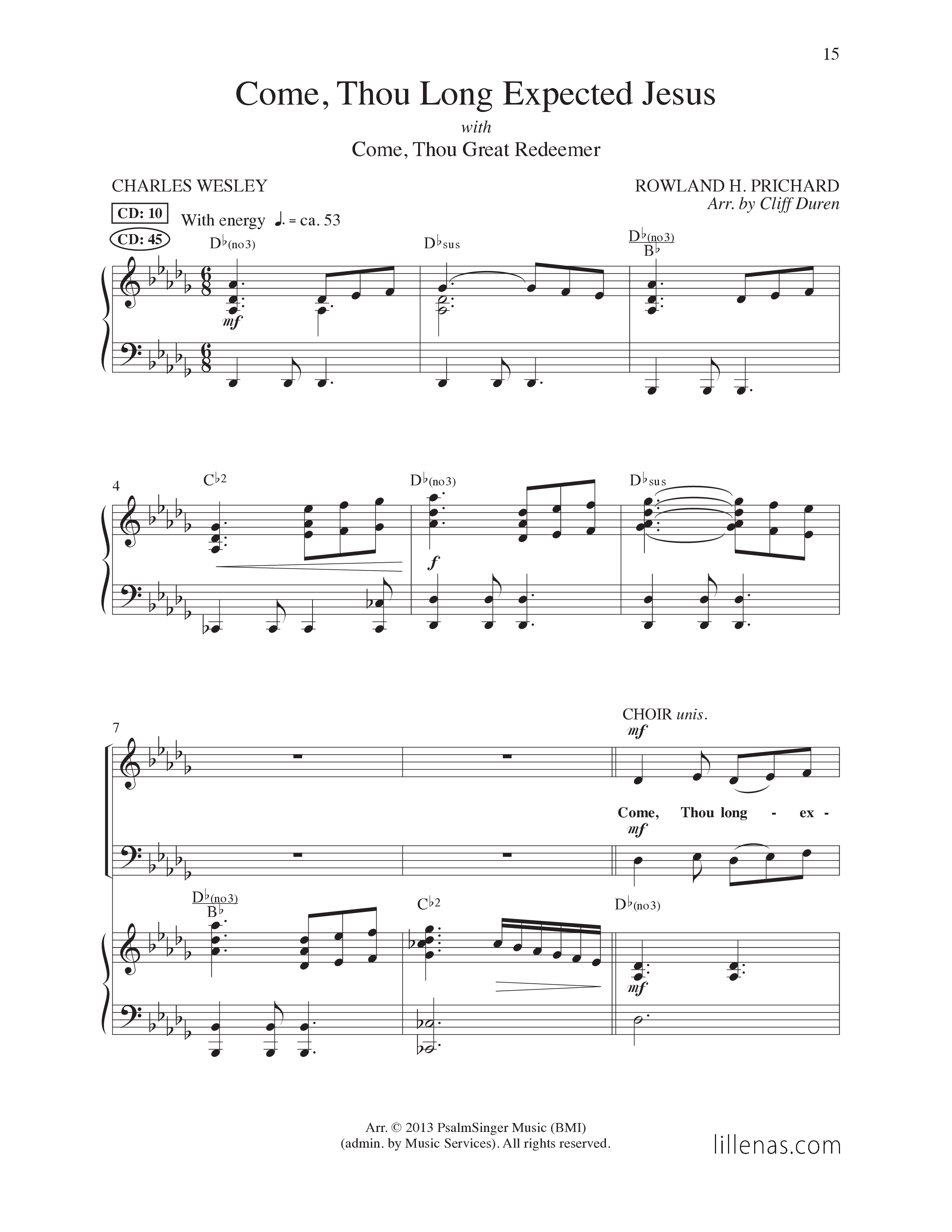 Christ Has Come (5 Song Choral Collection) Song 2 (Piano SATB) (Lillenas Choral / Arr. Marty Parks / Arr. Russell Mauldin / Arr. Cliff Duren / Arr. Phil Nitz)