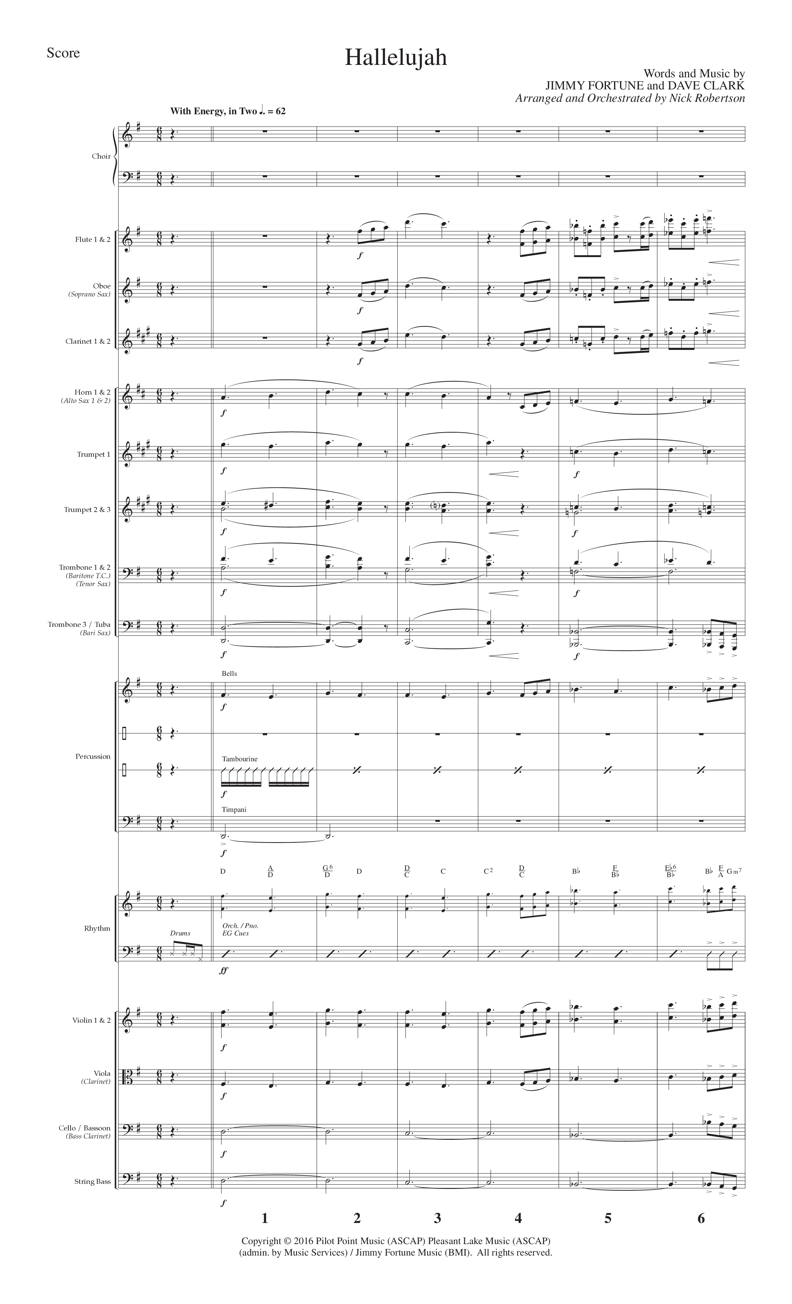 Hallelujah Jesus Is Born (6 Song Choral Collection) Song 1 (Orchestration) (Lillenas Choral / Arr. Nick Robertson)