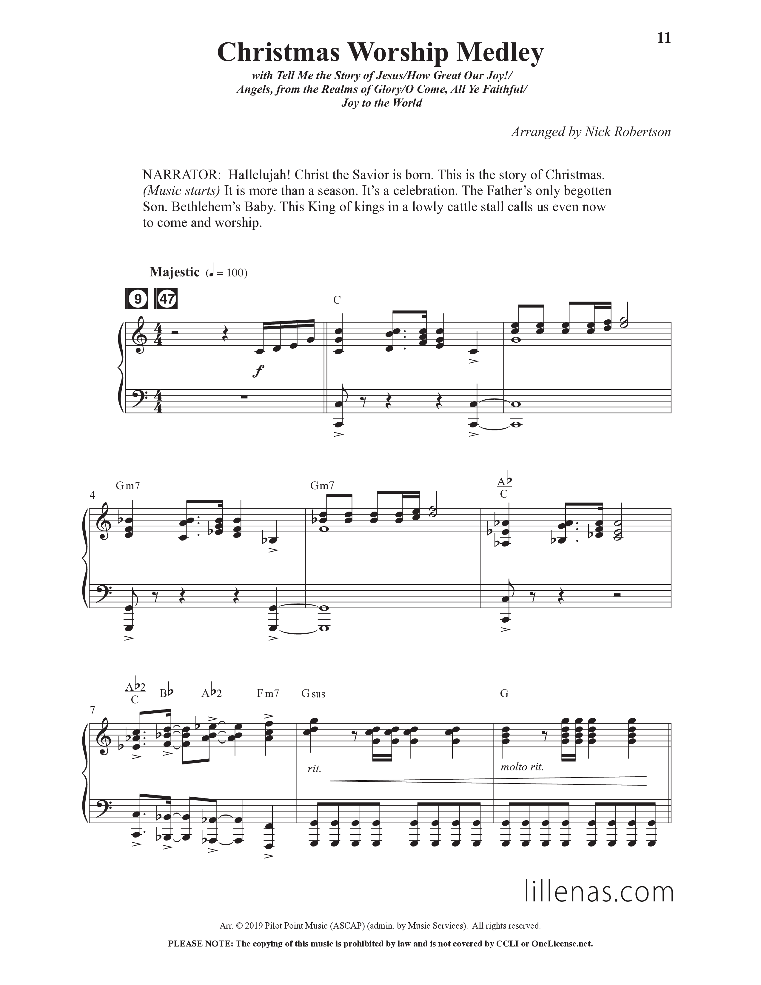 Hallelujah Jesus Is Born (6 Song Choral Collection) Song 2 (Piano SATB) (Lillenas Choral / Arr. Nick Robertson)