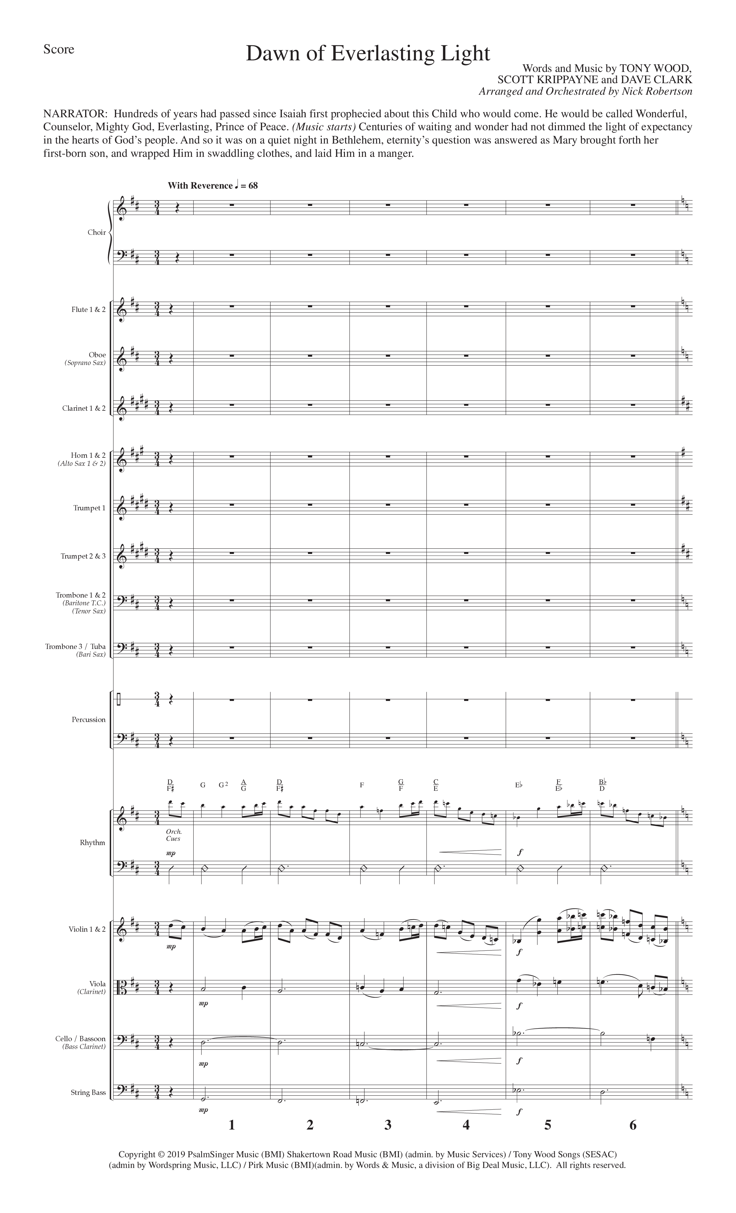 Hallelujah Jesus Is Born (6 Song Choral Collection) Song 3 (Orchestration) (Lillenas Choral / Arr. Nick Robertson)