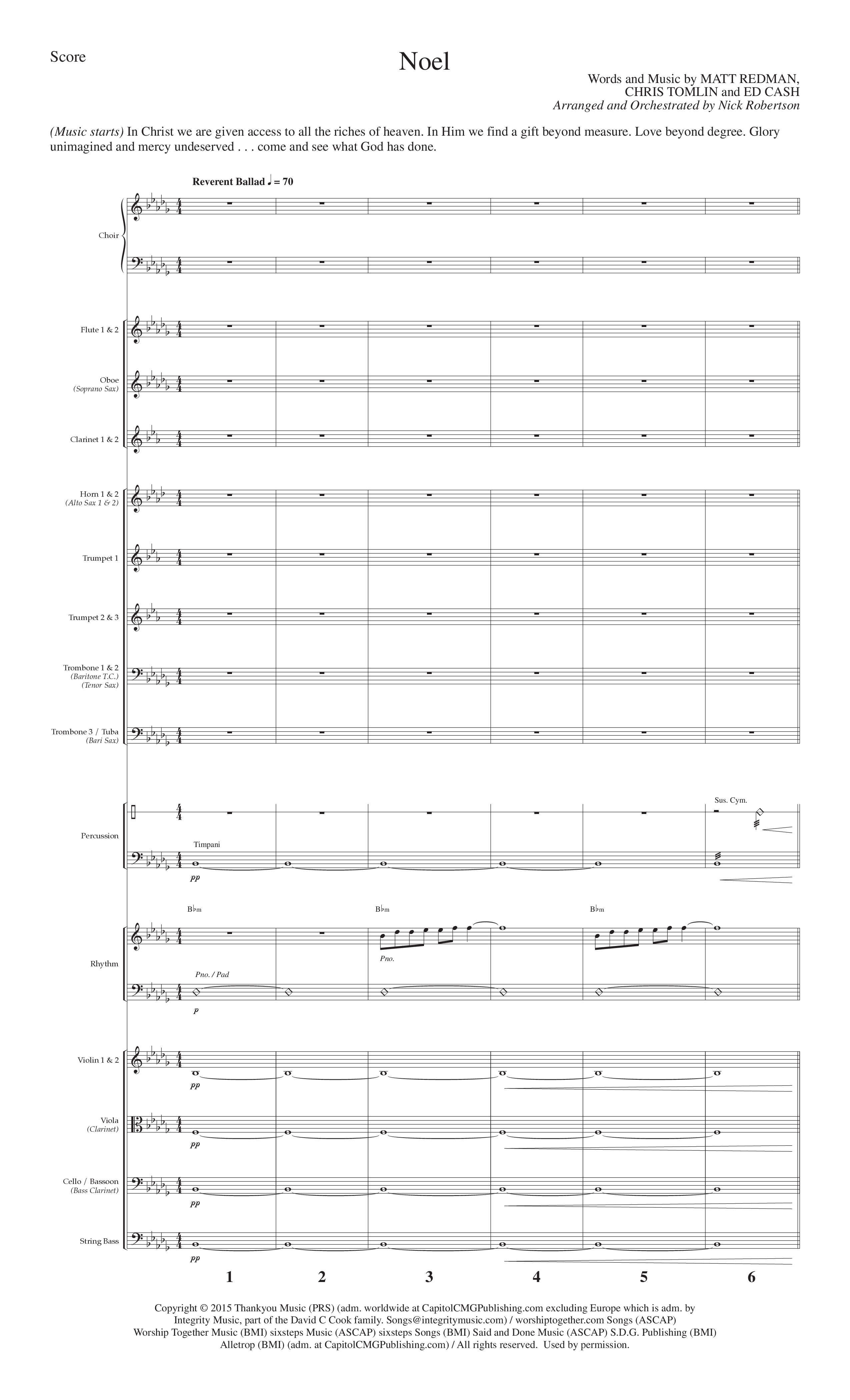 Hallelujah Jesus Is Born (6 Song Choral Collection) Song 4 (Orchestration) (Lillenas Choral / Arr. Nick Robertson)
