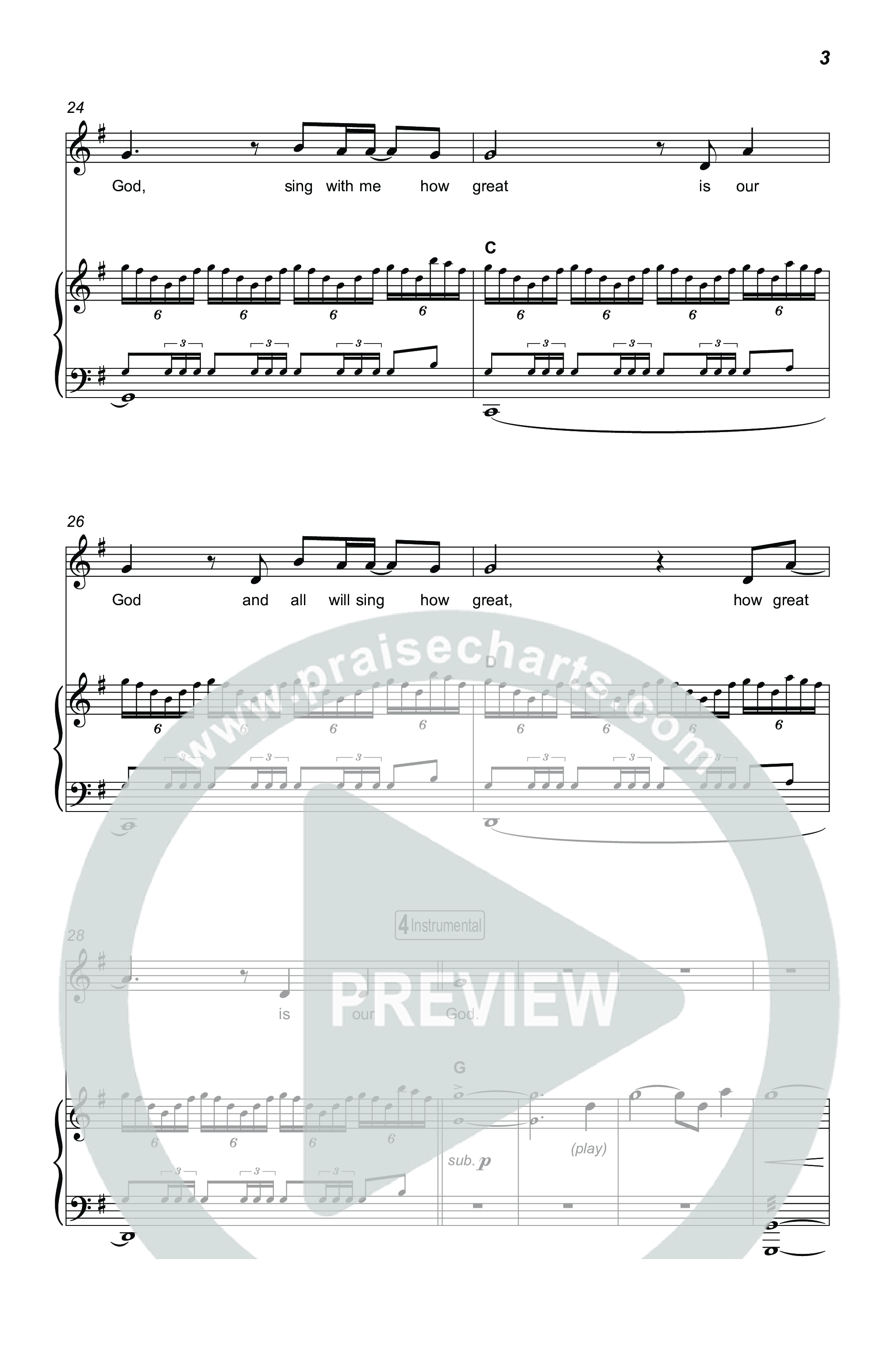 How Great Is Our God (A Christmas Moment) (Choral/SATB) Octavo (SATB & Pno) (Travis Cottrell / Arr. Mason Brown)