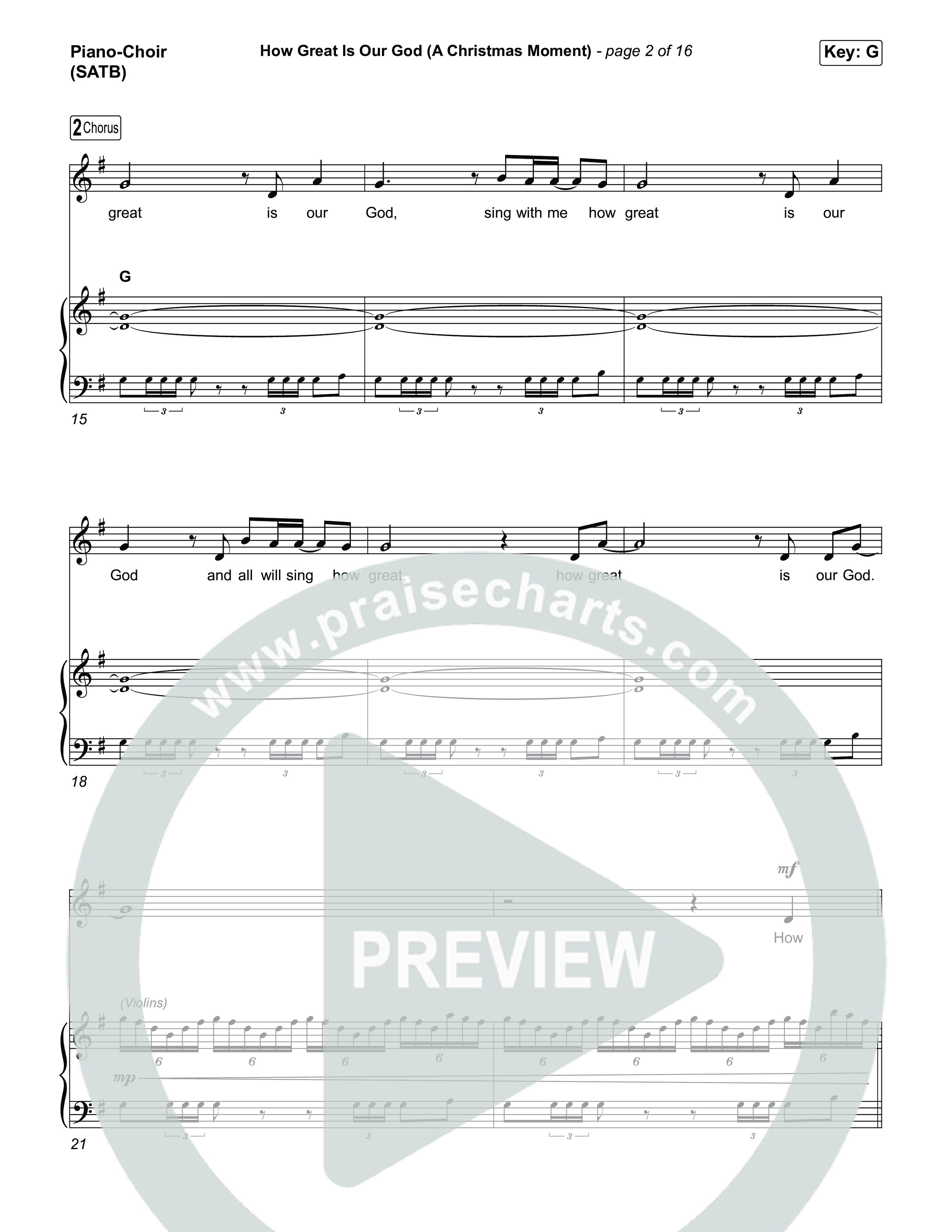 How Great Is Our God (A Christmas Moment) (Choral/SATB) Piano/Vocal (SATB) (Travis Cottrell / Arr. Mason Brown)