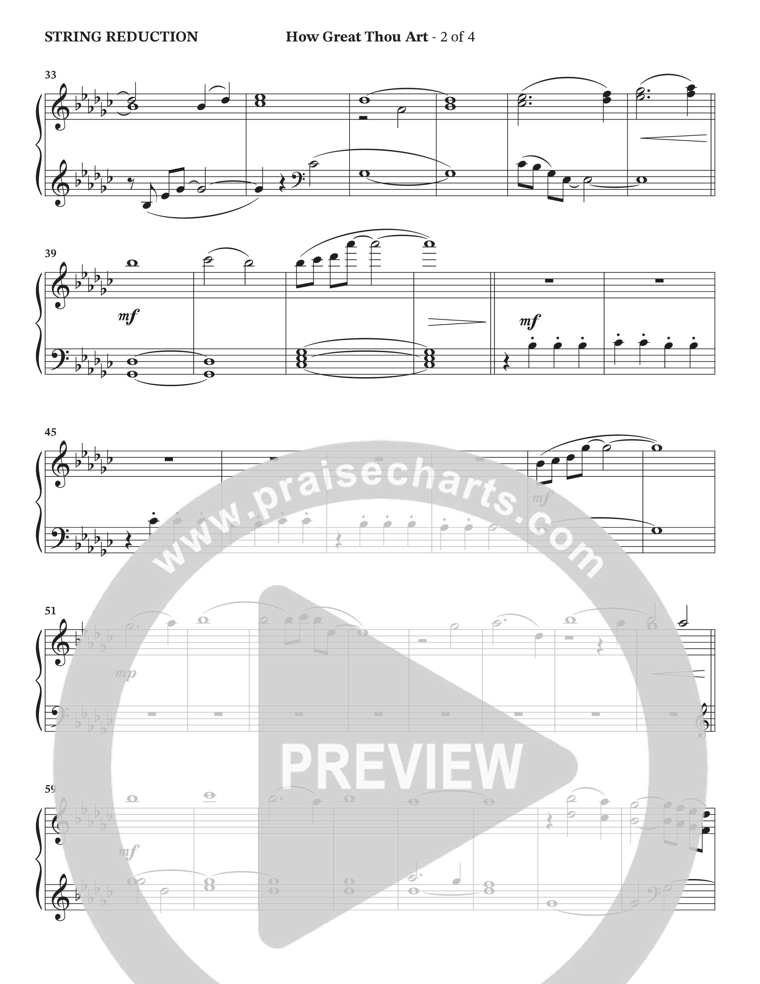 How Great Thou Art String Reduction (Rock Springs Worship)