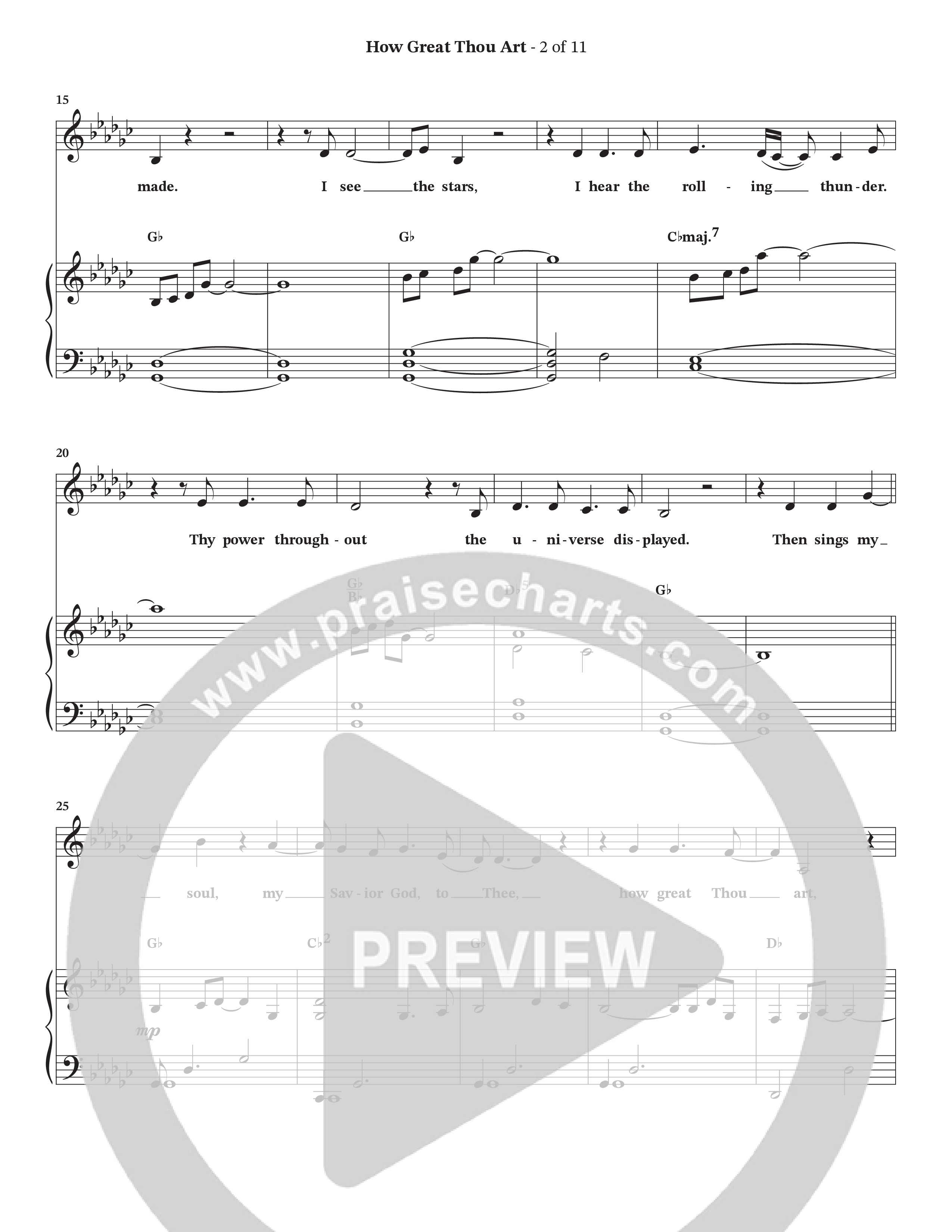 How Great Thou Art Piano/Vocal Pack (Rock Springs Worship)